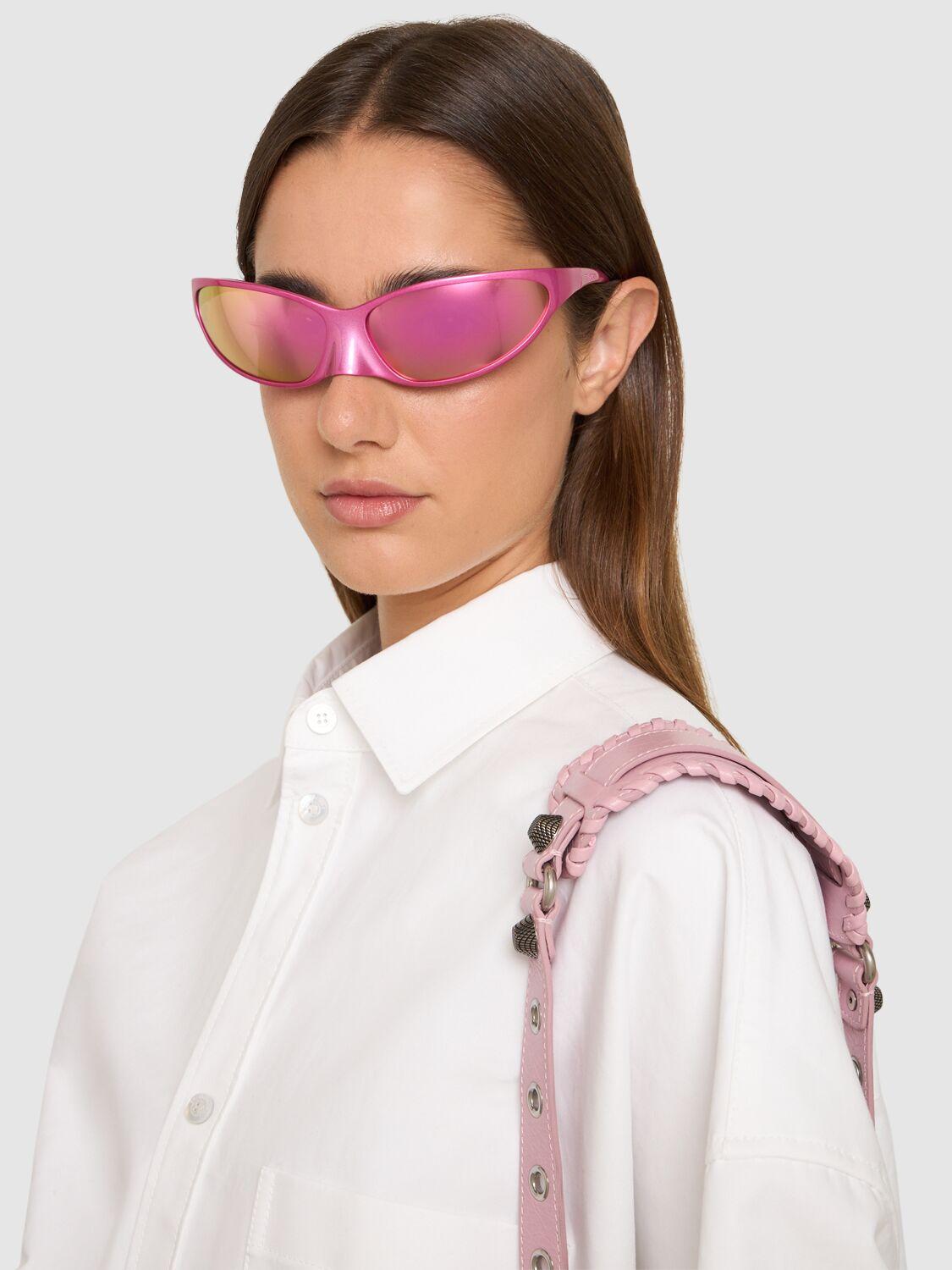 Balenciaga Bb0349S 4G Metal Sunglasses in Pink | Lyst UK