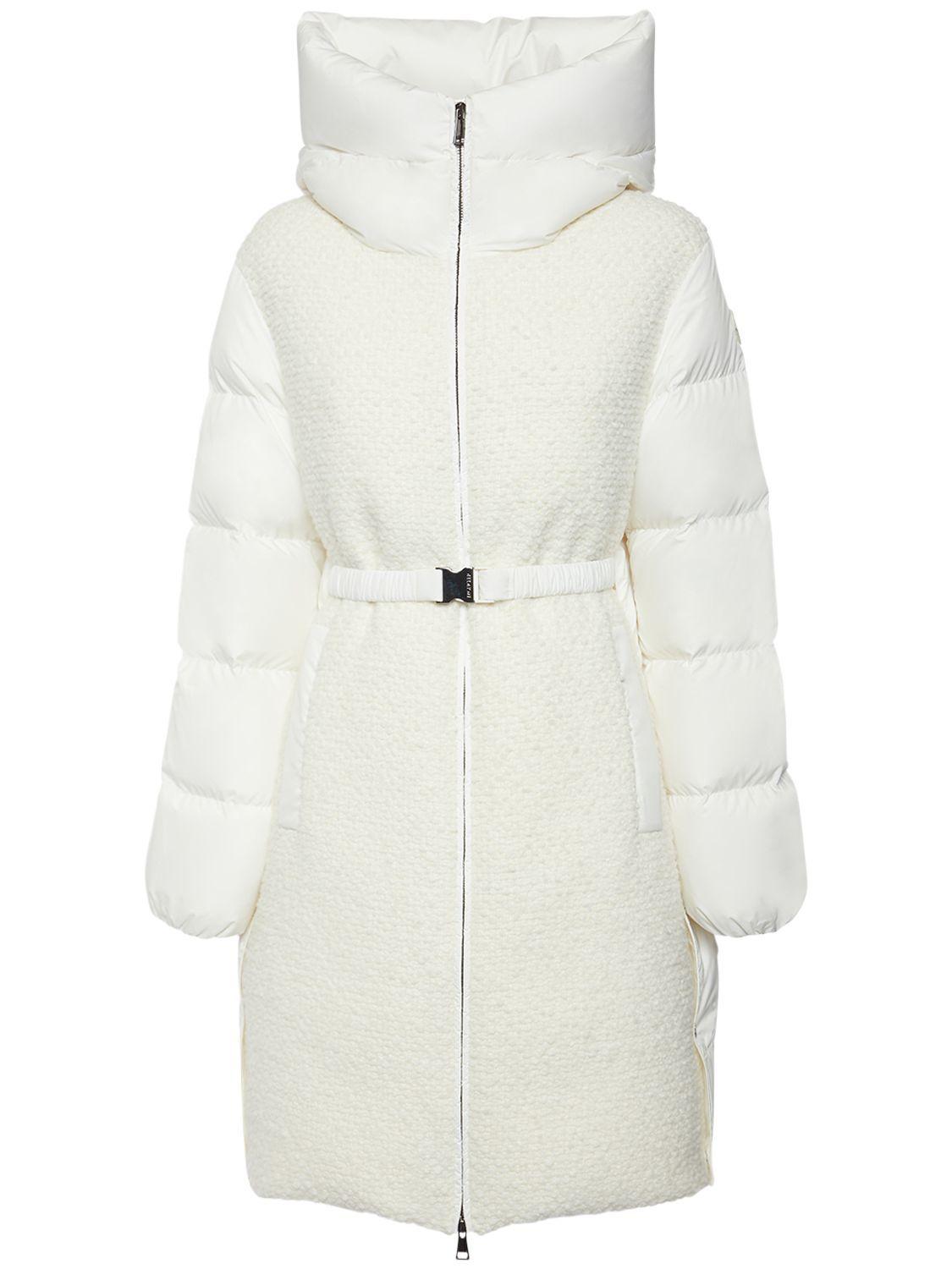 Moncler longline sales puffer jacket