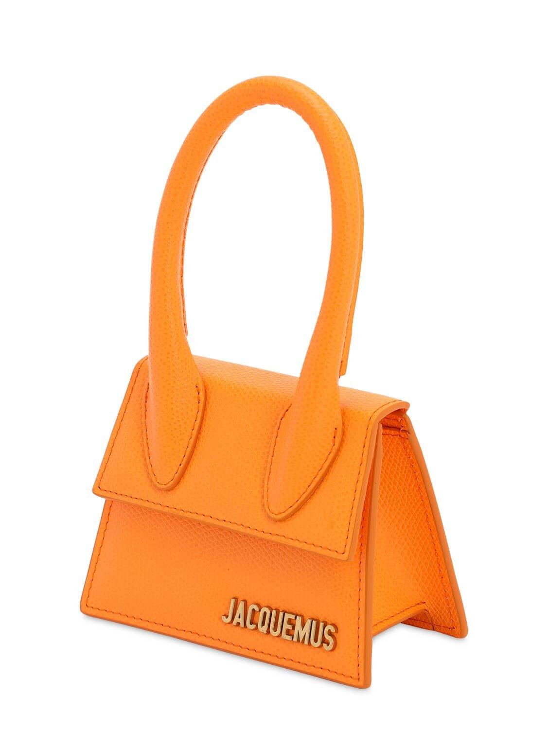 Jacquemus Leather Orange Le Chiquito Bag | Lyst