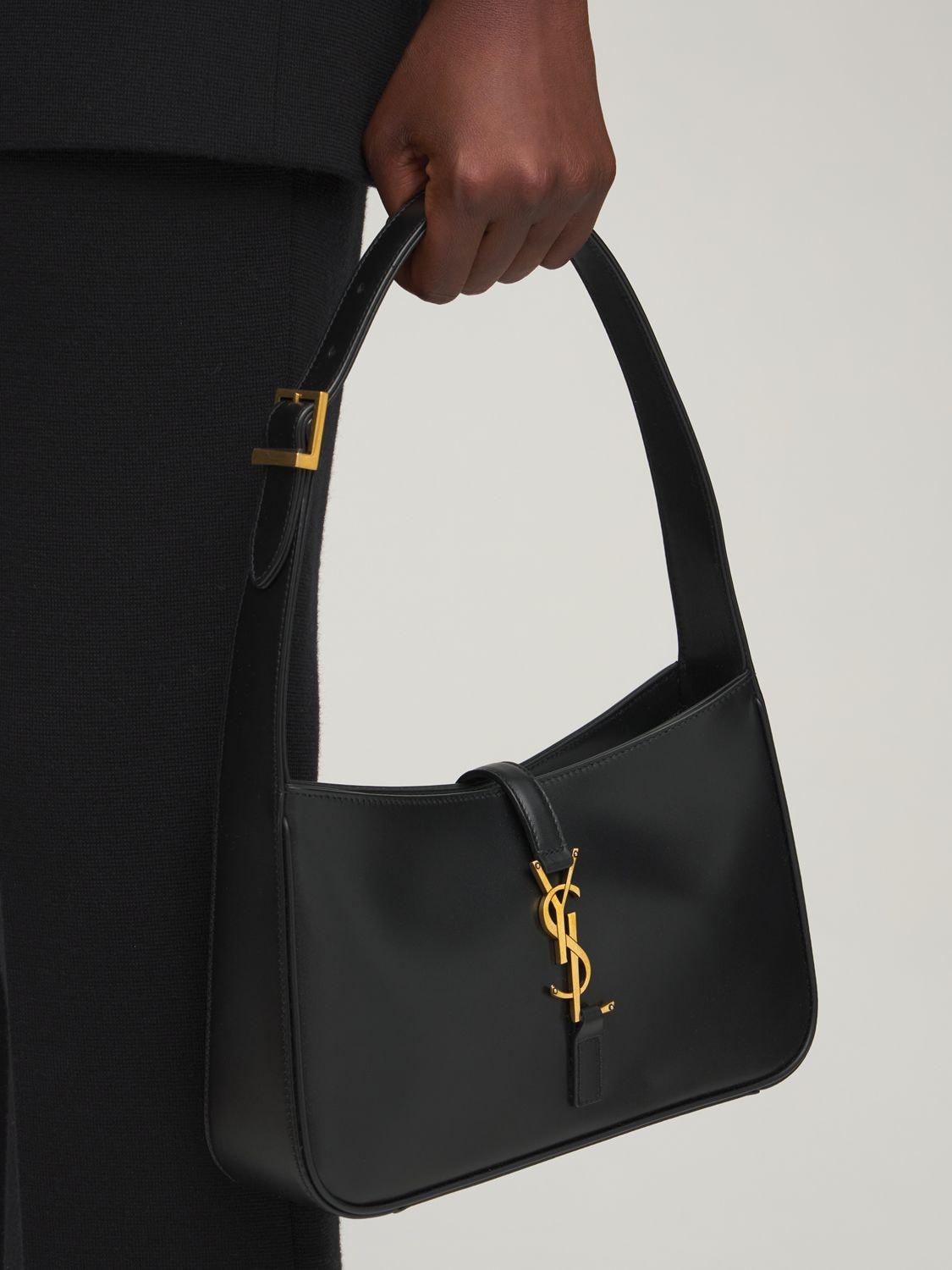 Saint Laurent Le 5 à 7 Leather Shoulder Bag
