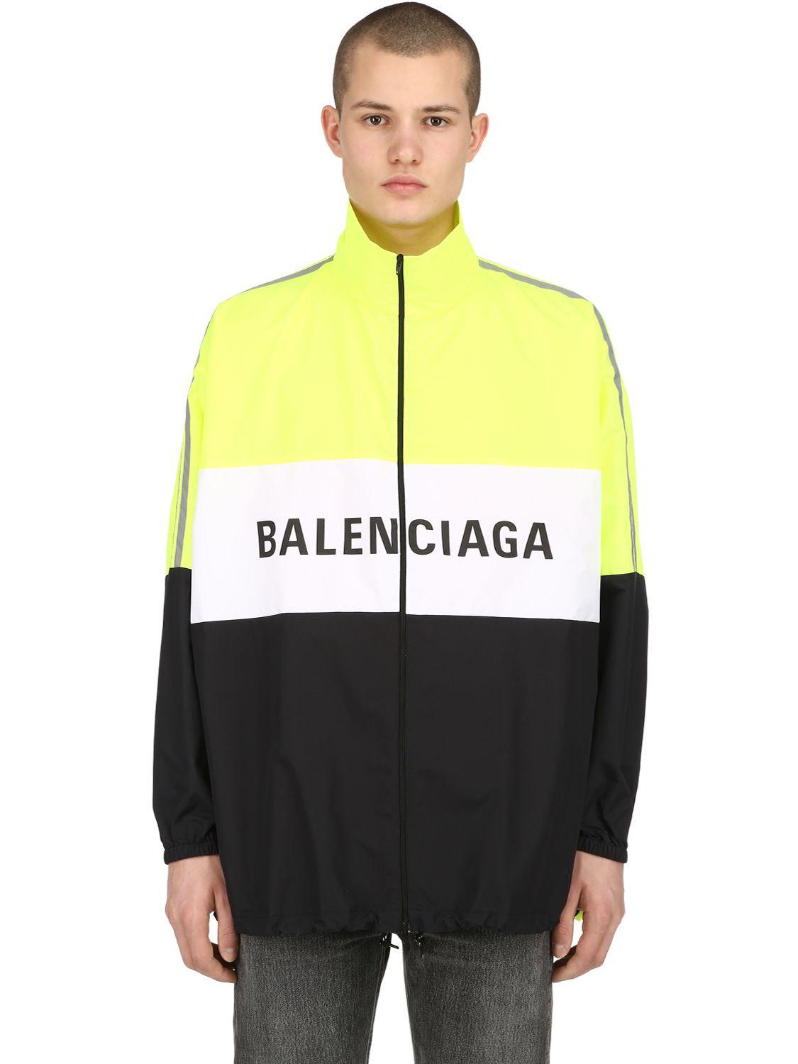 Balenciaga Windbreaker Yellow Online Sale, UP TO 61% OFF