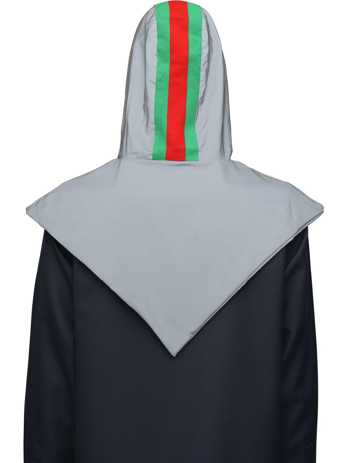 Gucci Waterproof Nylon Hood in Grey (Gray) for Men Lyst