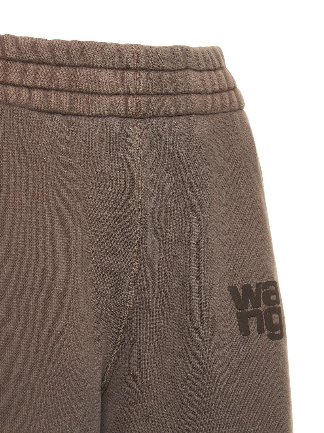 Alexander Wang Foundation Terry Sweatpants in Brown Lyst