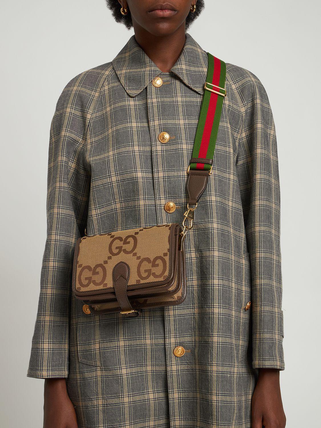 Gucci Jumbo Gg Canvas Shoulder Bag | Lyst