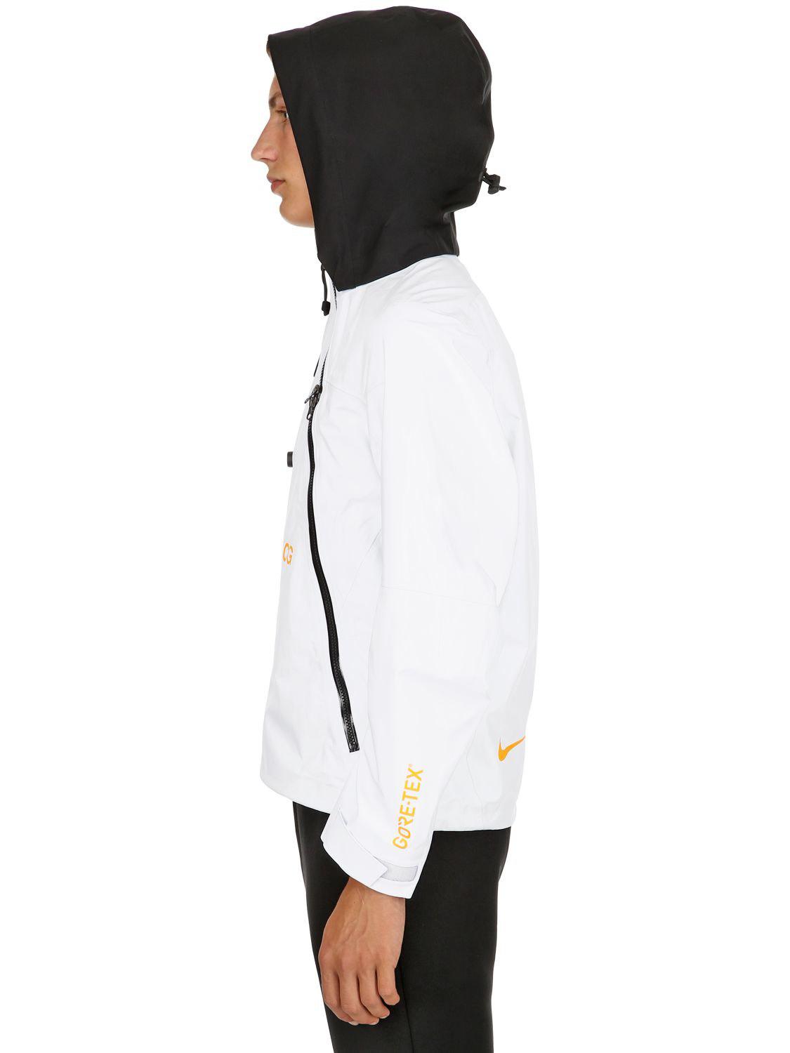 Nike Nikelab Acg Gore Tex Alpine Jacket In White For Men Lyst Nike Nikelab Acg Gore Tex Alpine Jacket In White For Men Lyst