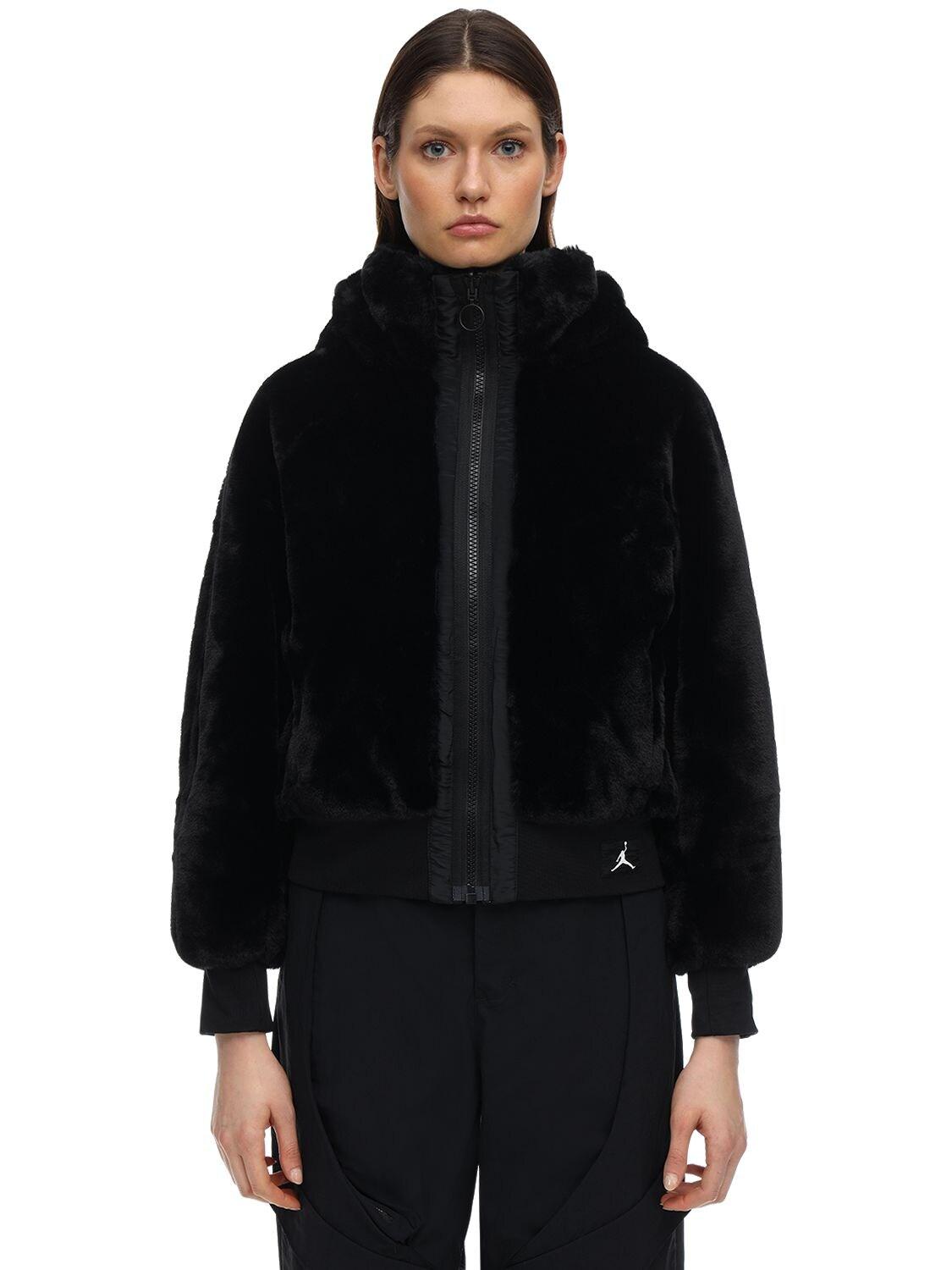 jordan fur jacket