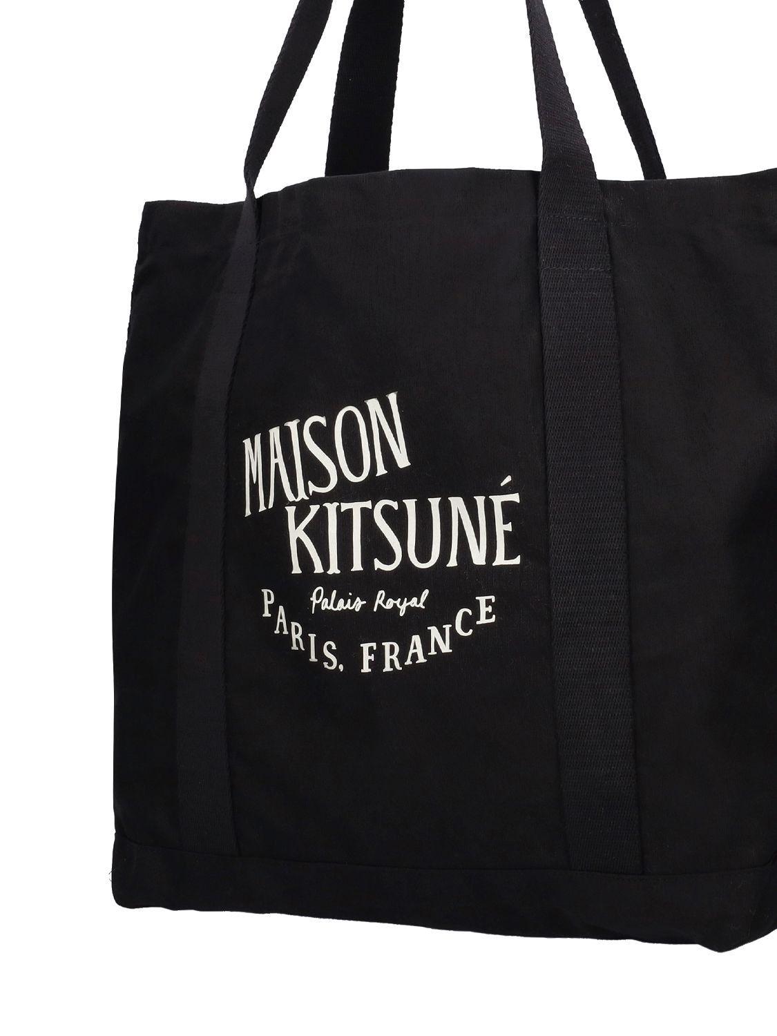 MAISON KITSUNE SHOPPING TOTE BAG PALAIS ROYAL PARIS, FRANCE