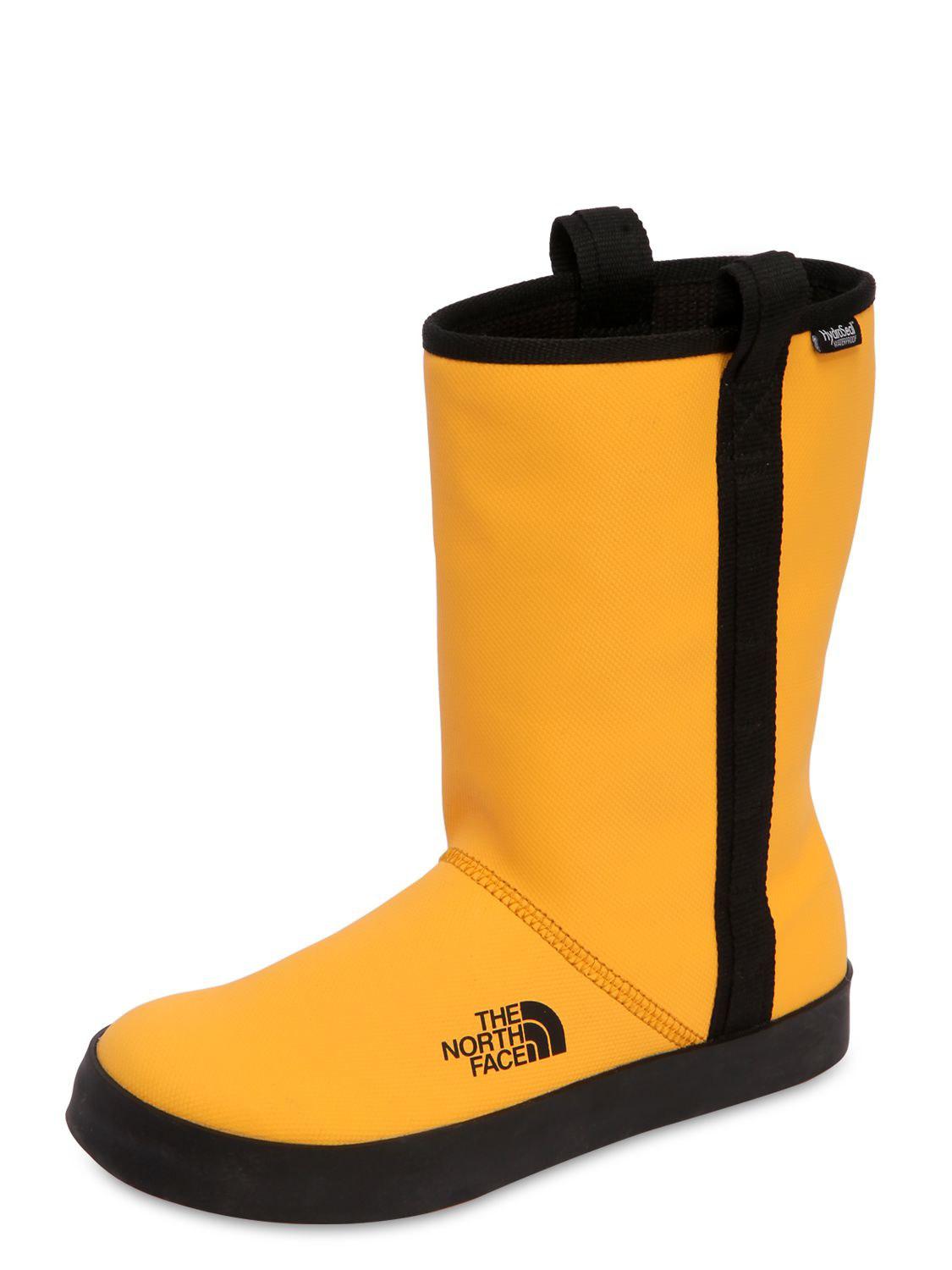 north face yellow boots