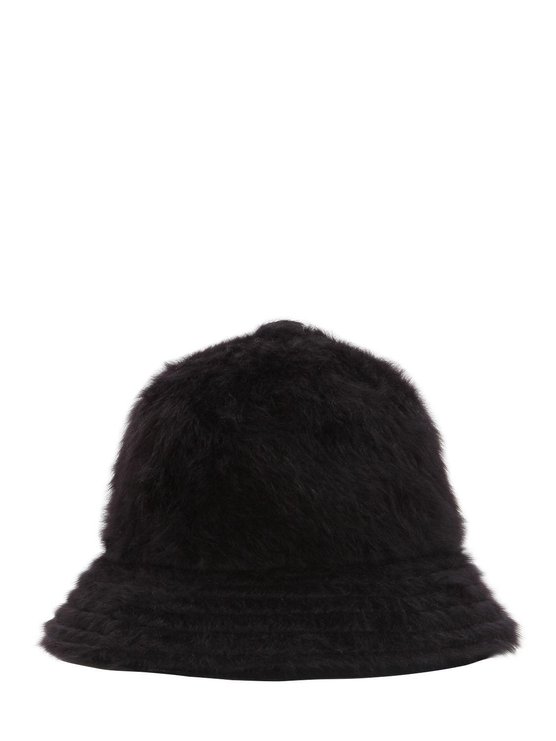 angora bucket hat
