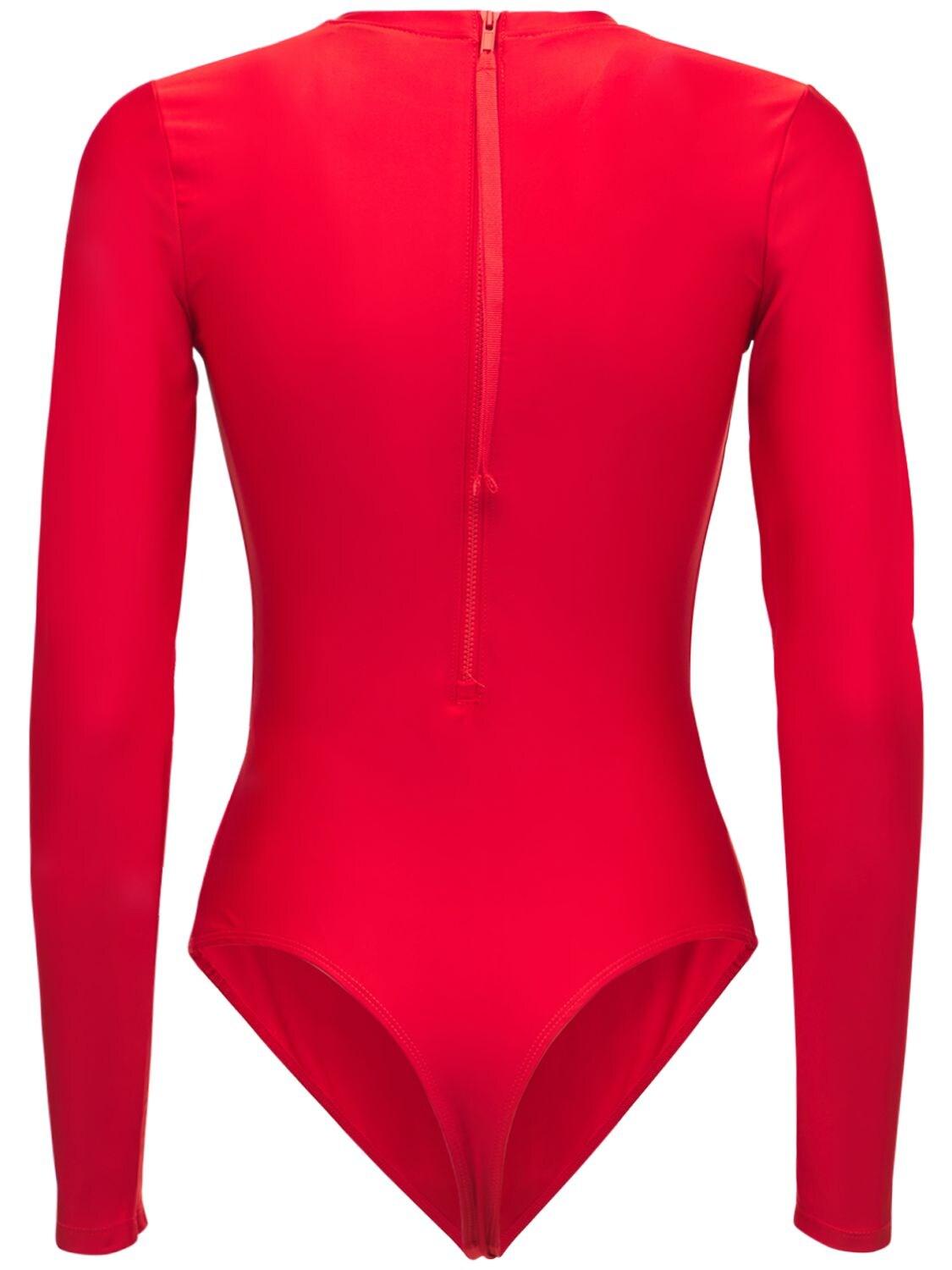 Nike Jordan Essence Bodysuit in Red | Lyst