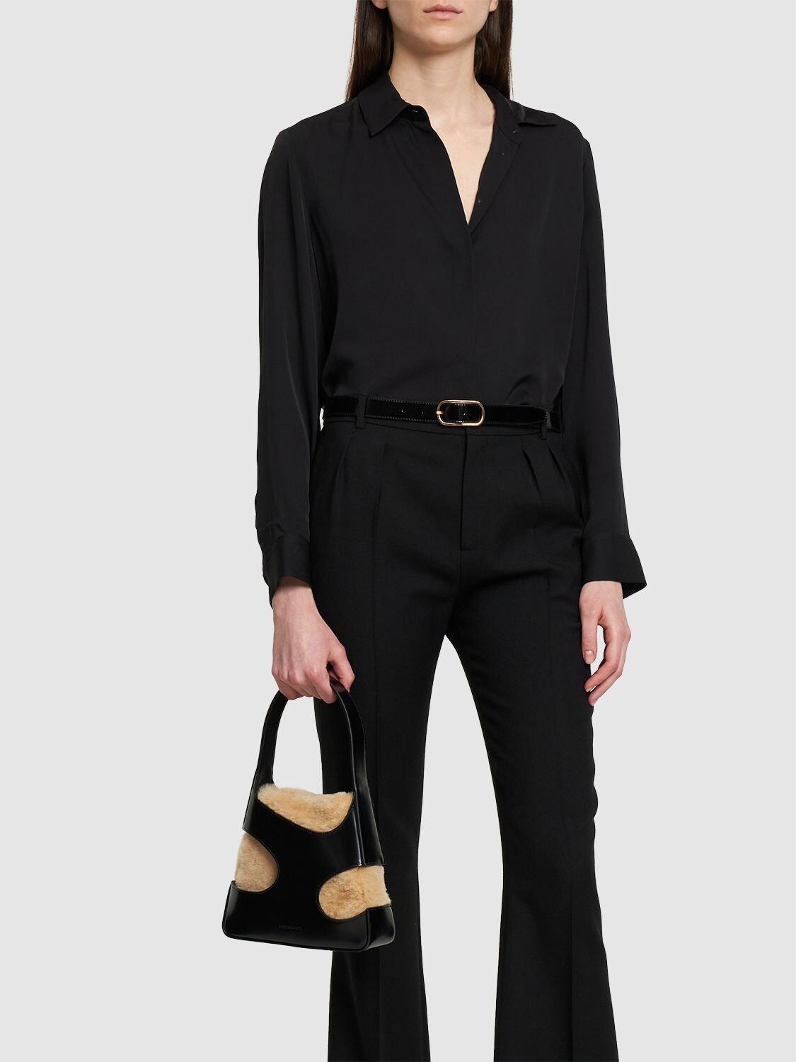 Ferragamo fur clearance bag