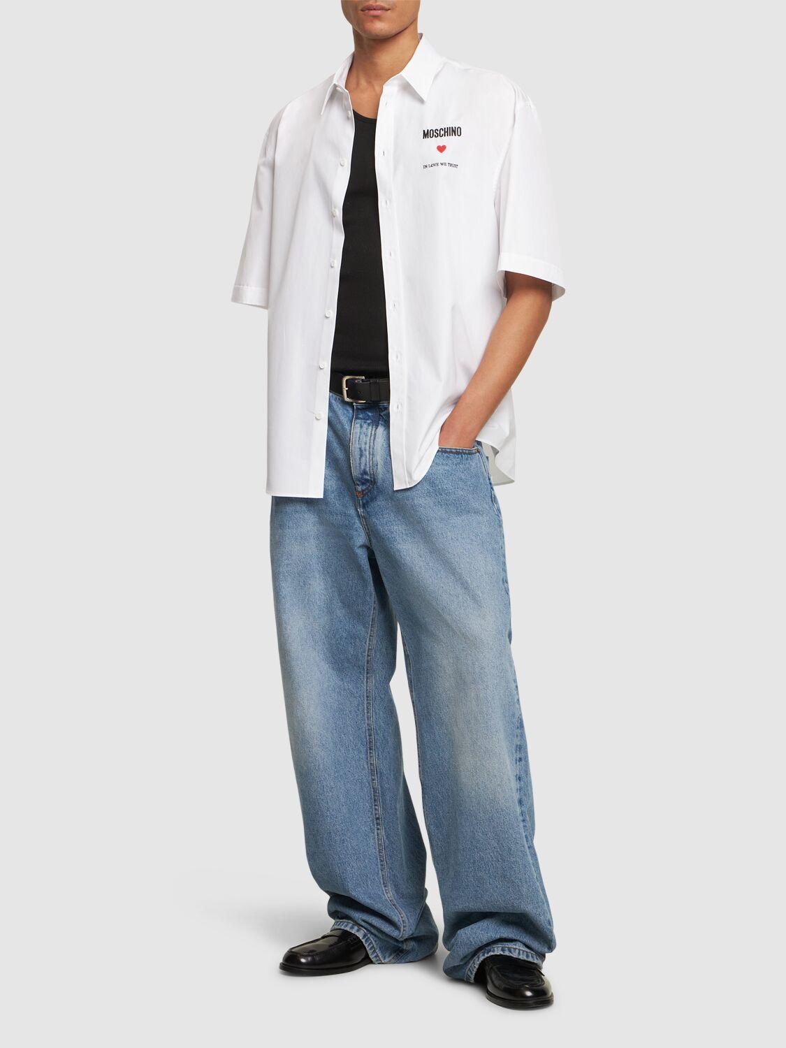 Chemise love moschino homme sale