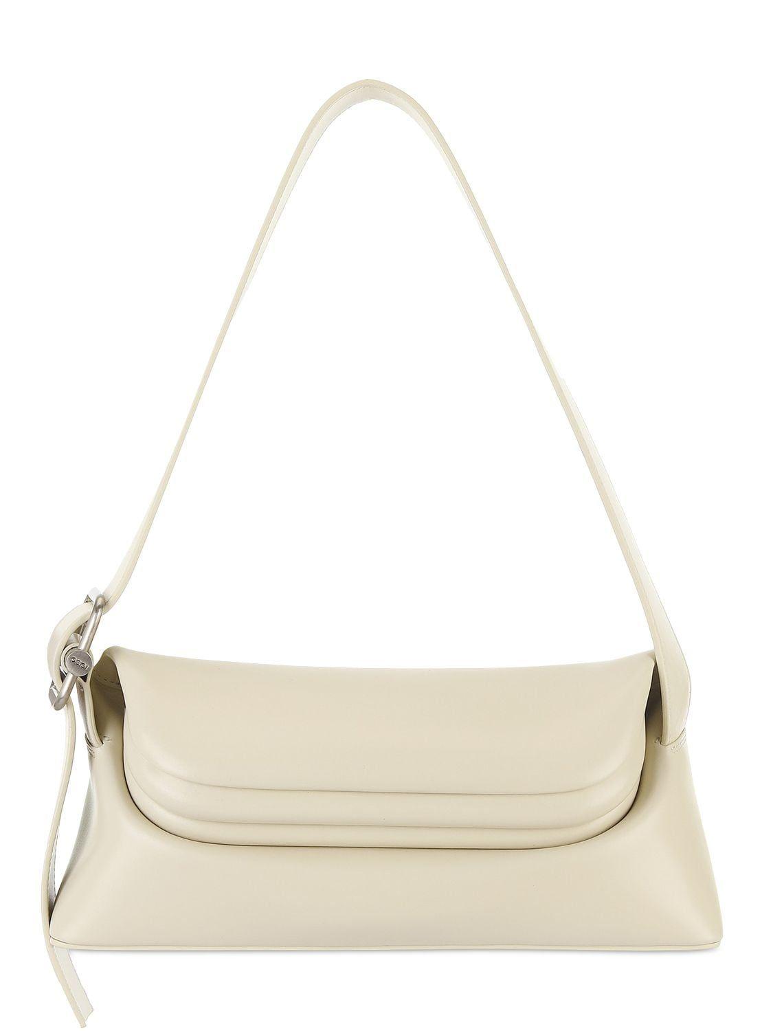 OSOI Folder Brot Leather Shoulder Bag in Natural | Lyst