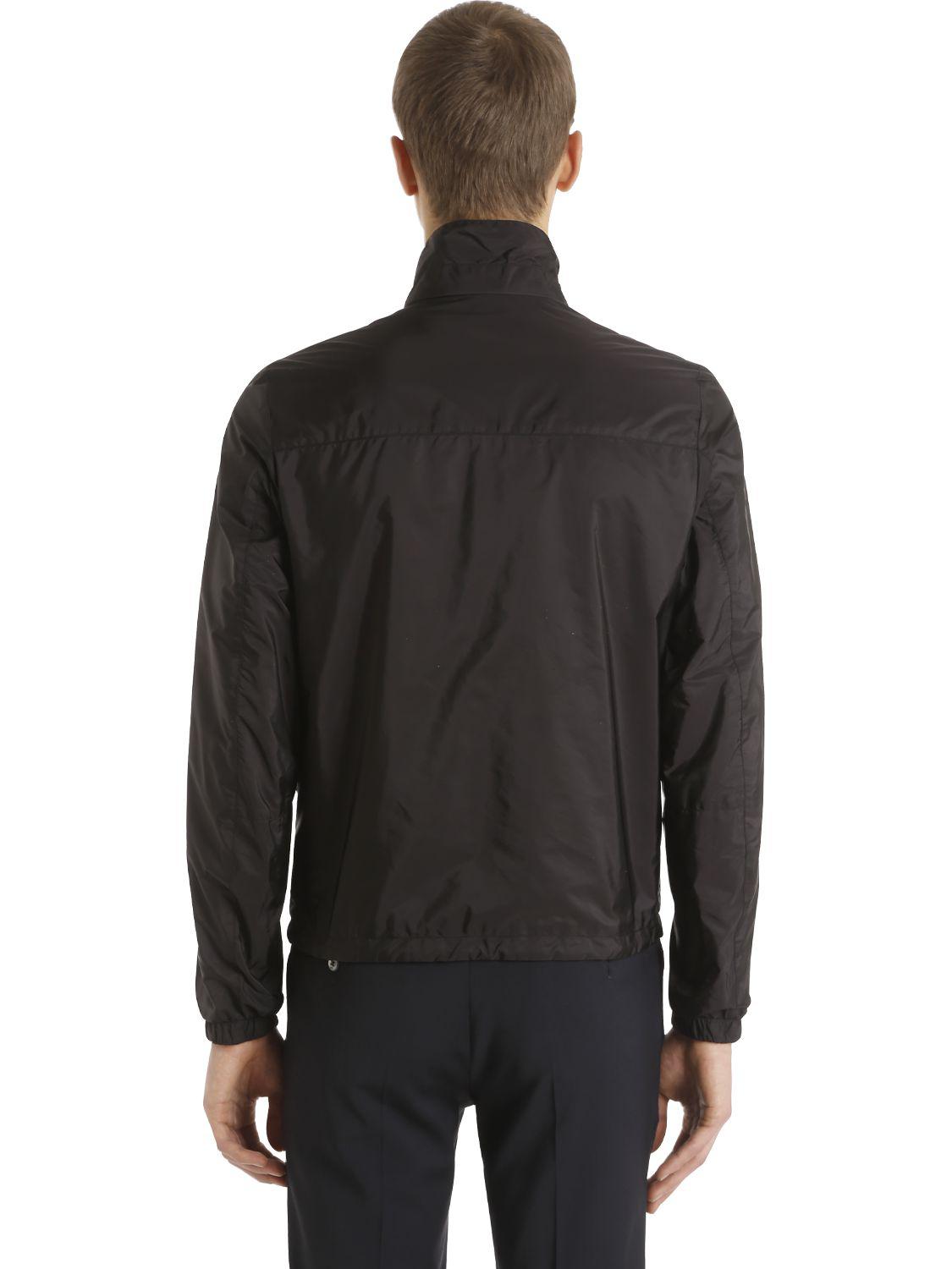 Reversible Pinstripe Nylon Hooded Jacket - Ready-to-Wear 1ABR9E