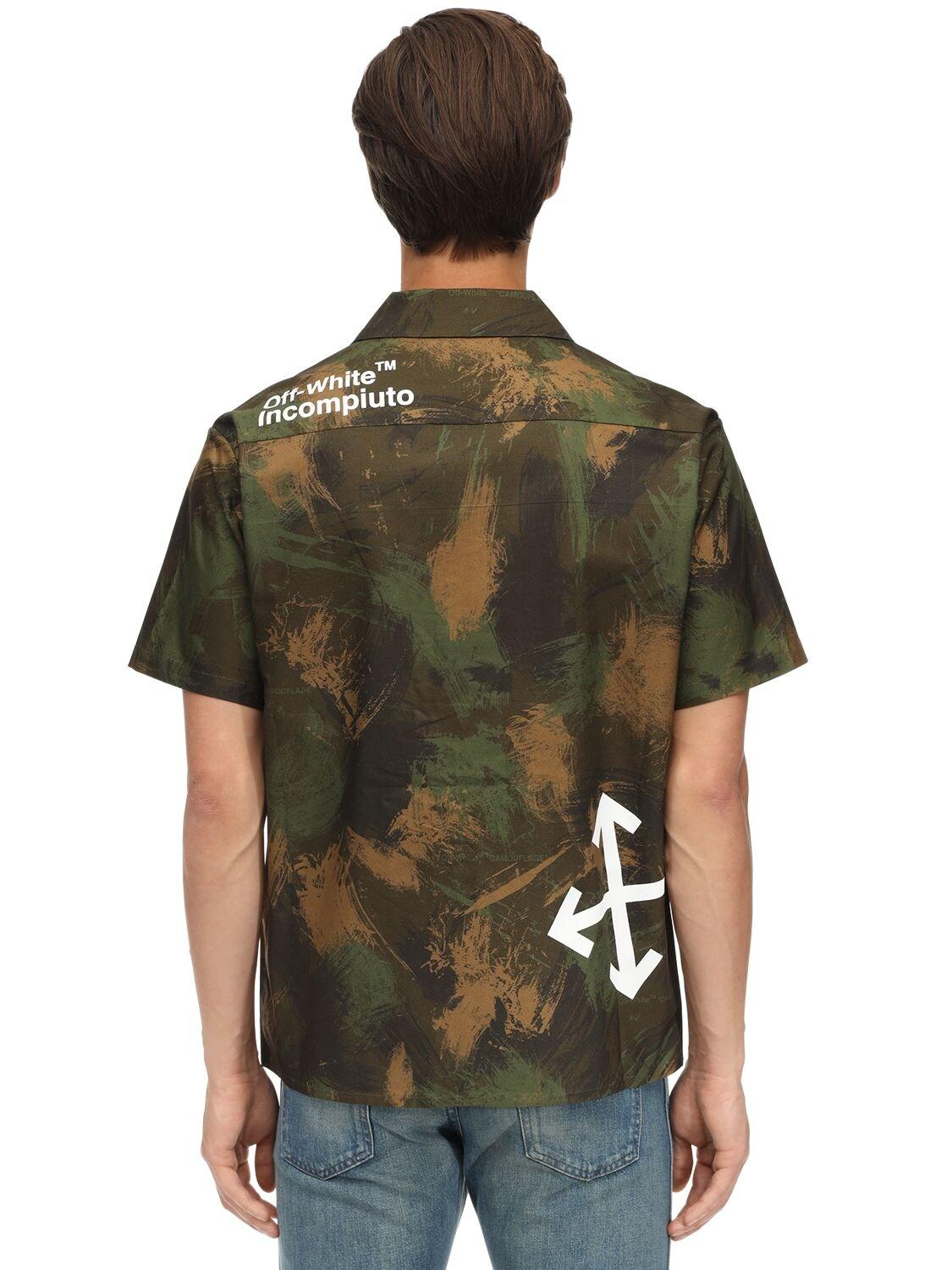 camouflage cotton shirt