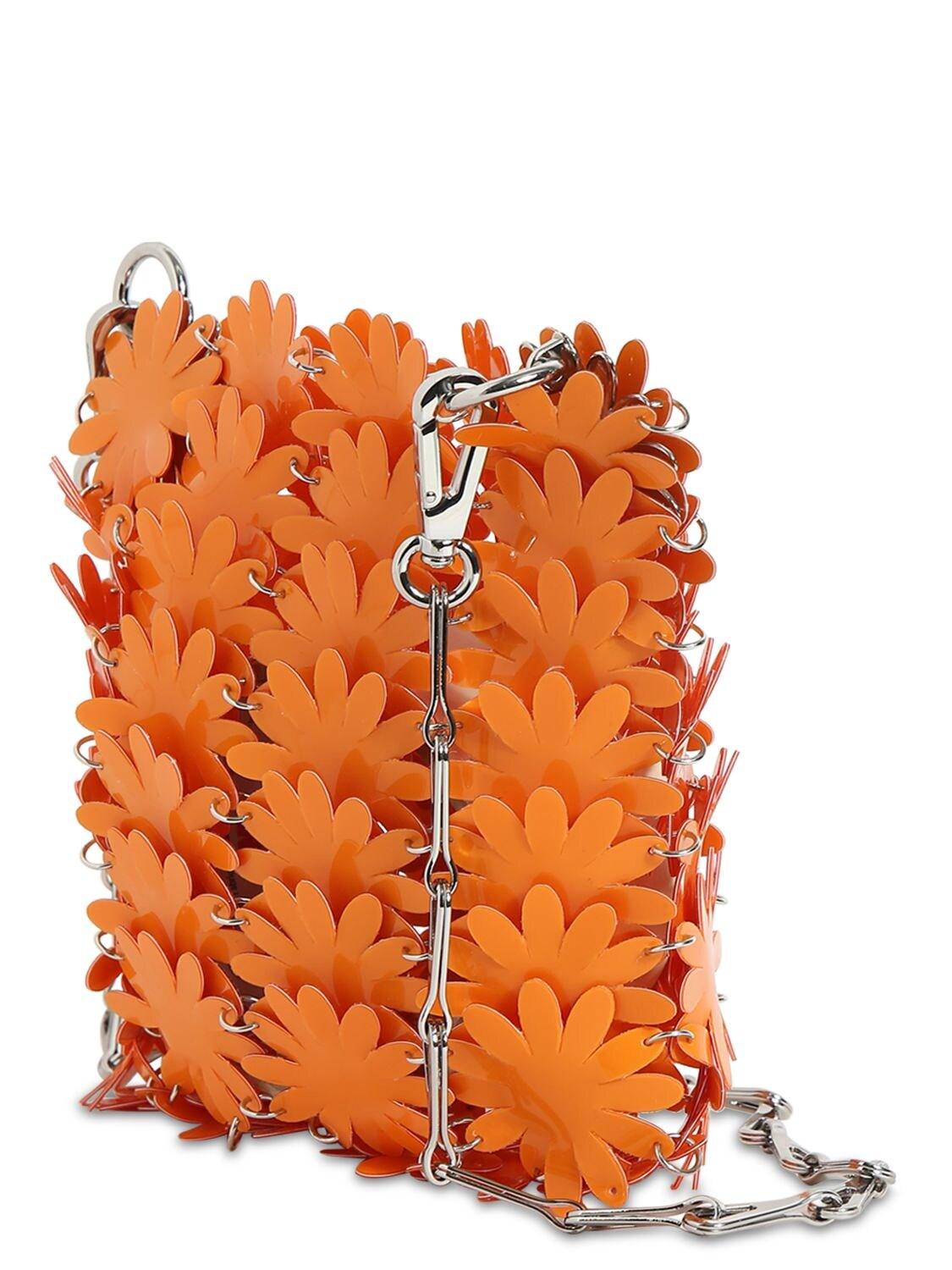 Paco Rabanne Daisy Mini 1969 Shoulder Bag in Orange | Lyst
