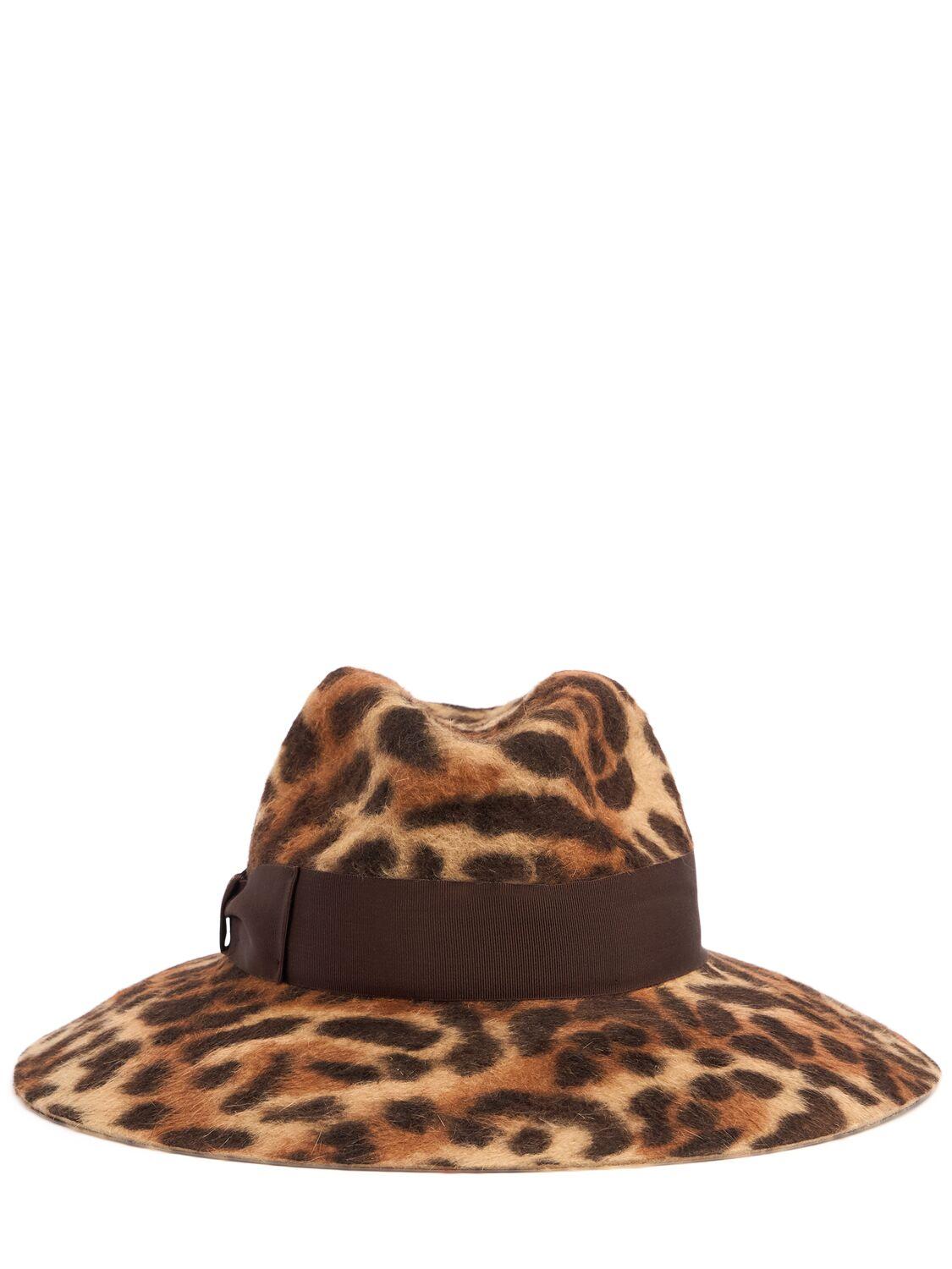 Borsalino レディース ブラウン Sophie フェルトハット キャップ