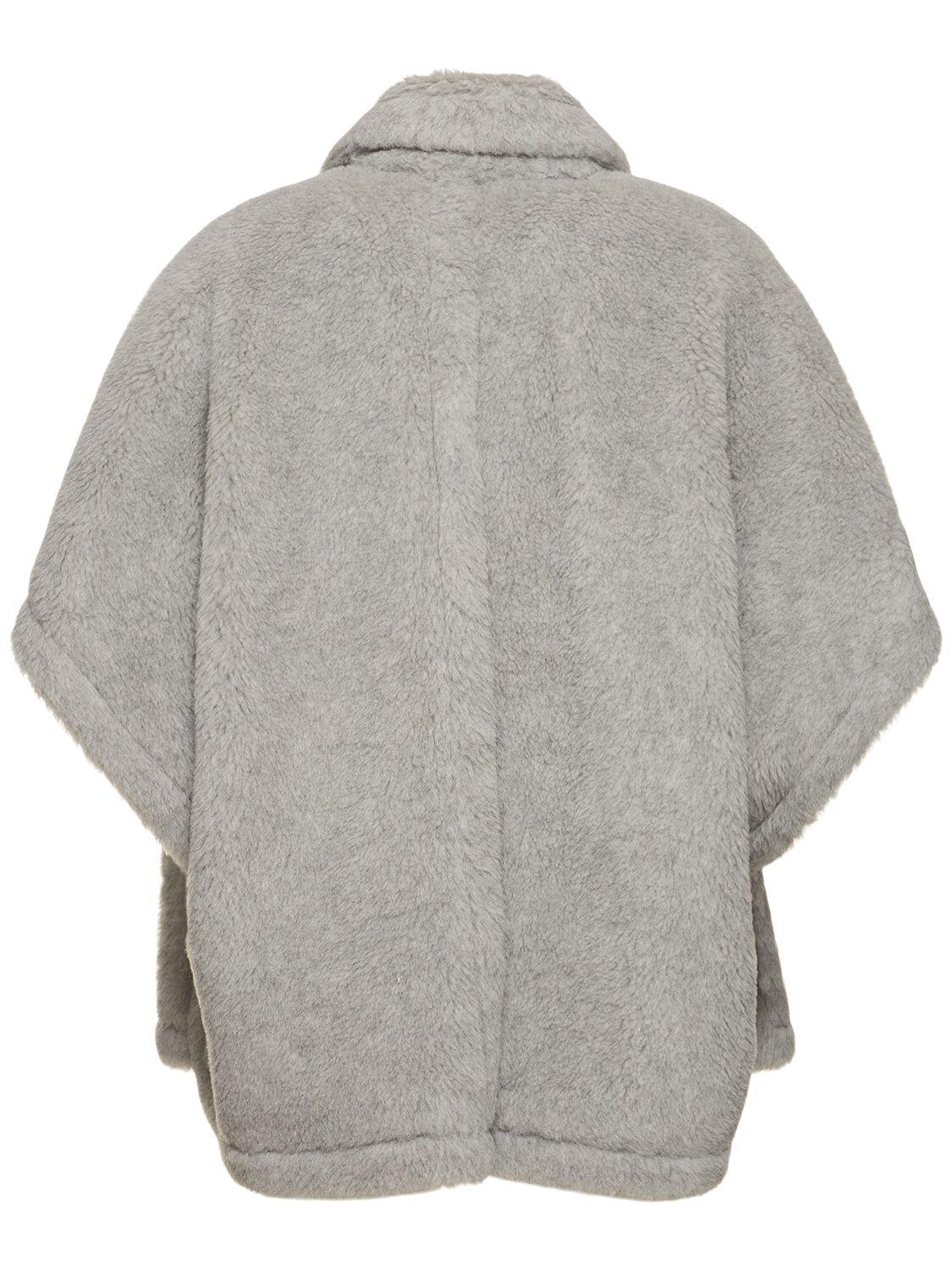 Max Mara Tebe2 テディケープ グレー | Lyst