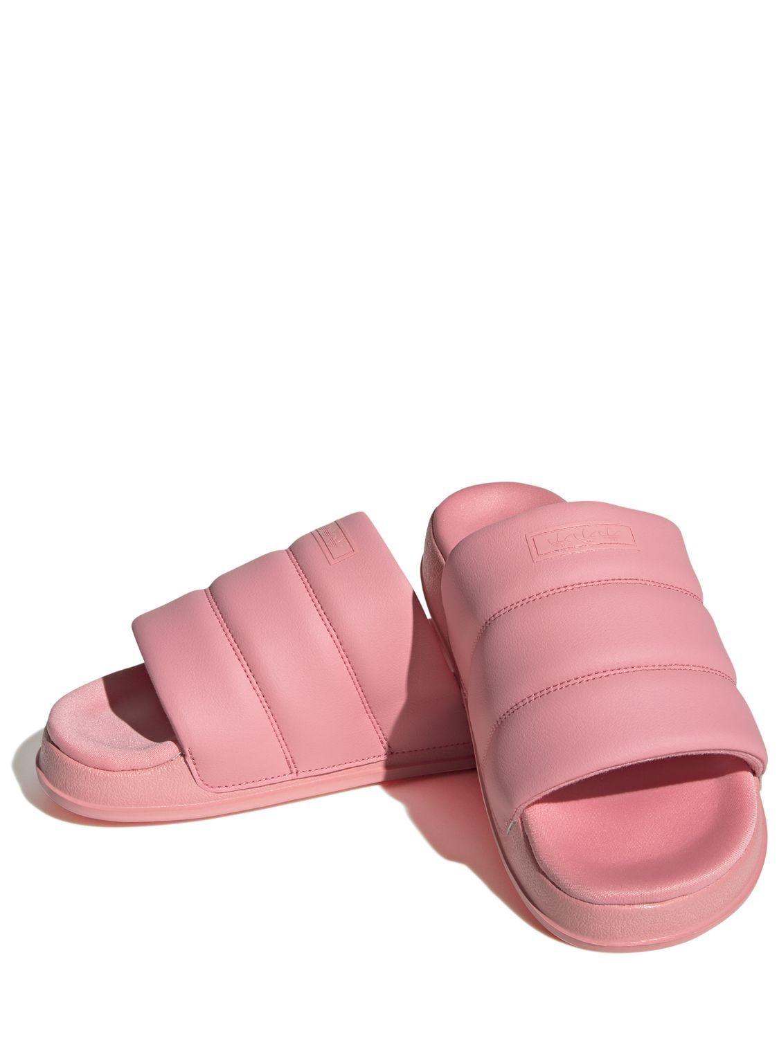 adidas Originals Adilette Sandals in Pink | Lyst