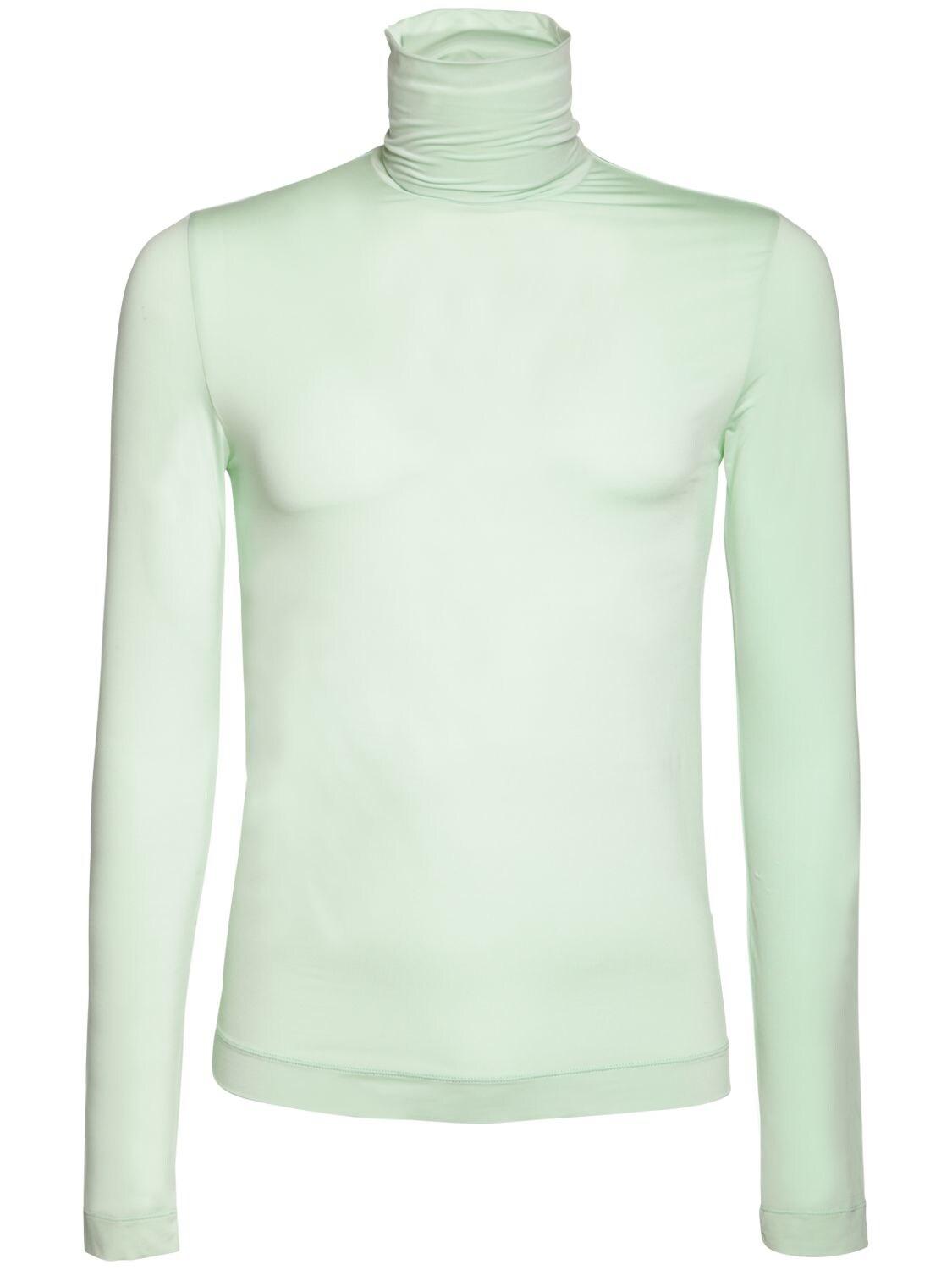 mint green turtleneck mens