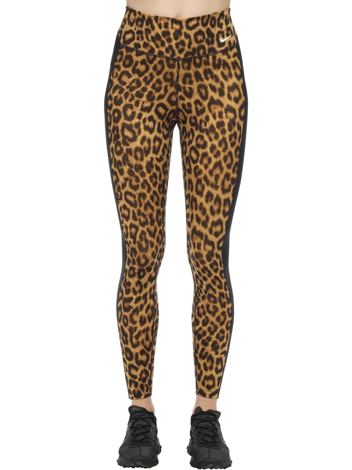 nike leopard tights