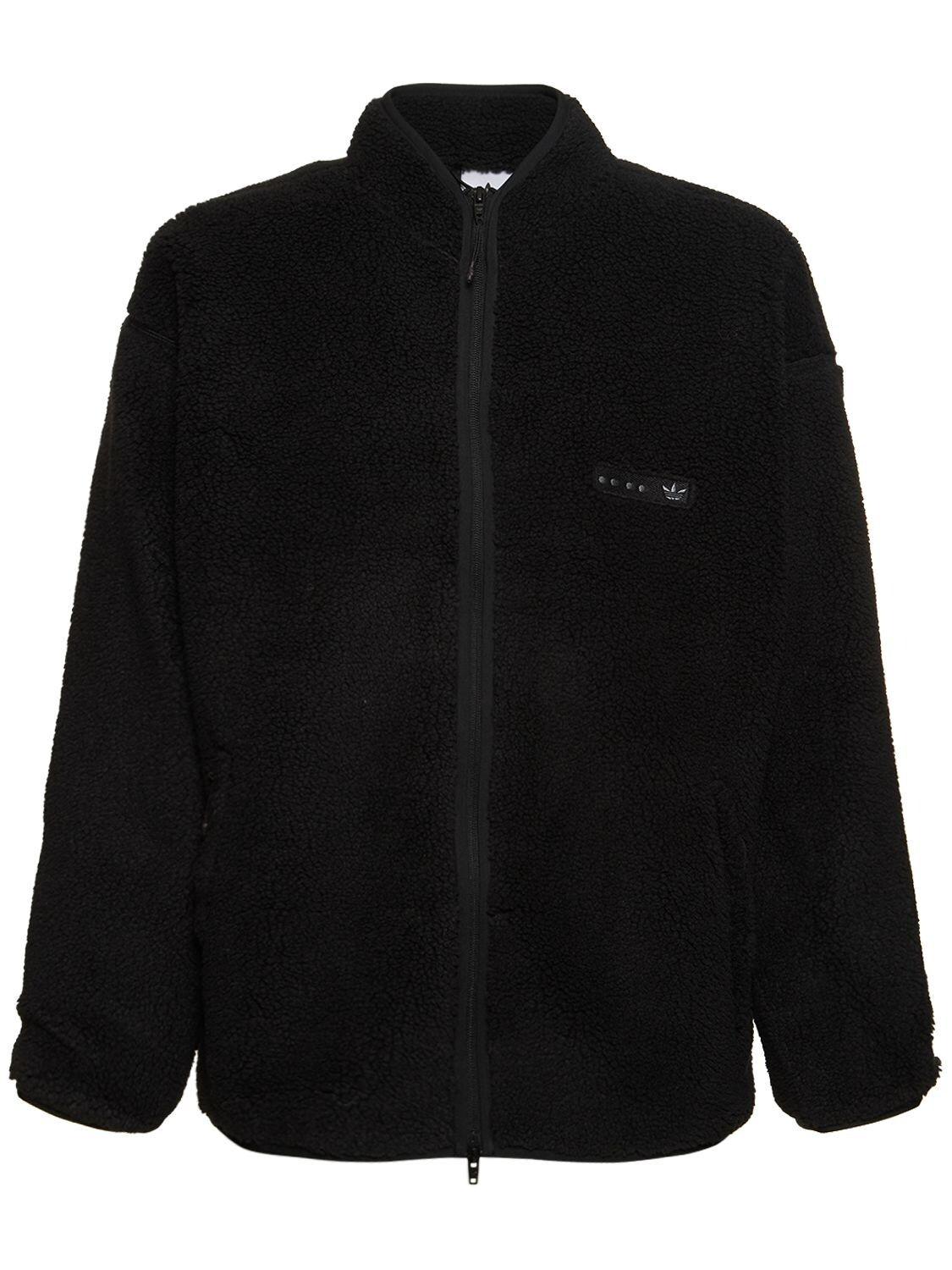 adidas Originals Sherpa Jacket in Black for Men | Lyst
