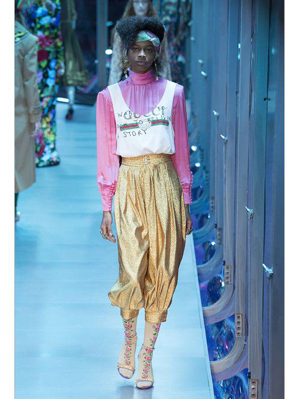 Gucci Lurex \u0026 Silk Blend Crepe Balloon 