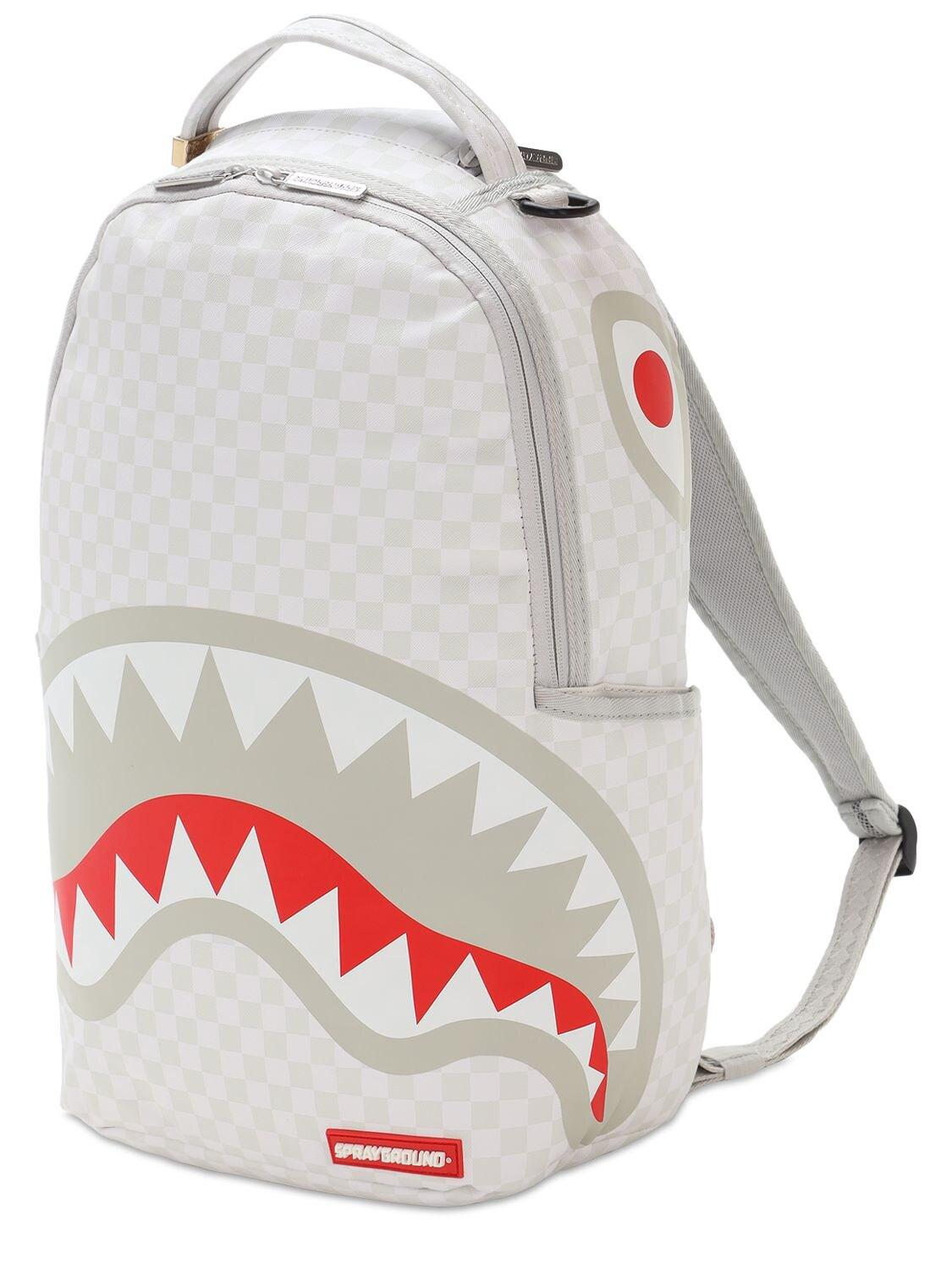 SPRAYGROUND PINK MARKER HITS BACKPACK, White Men's Backpacks