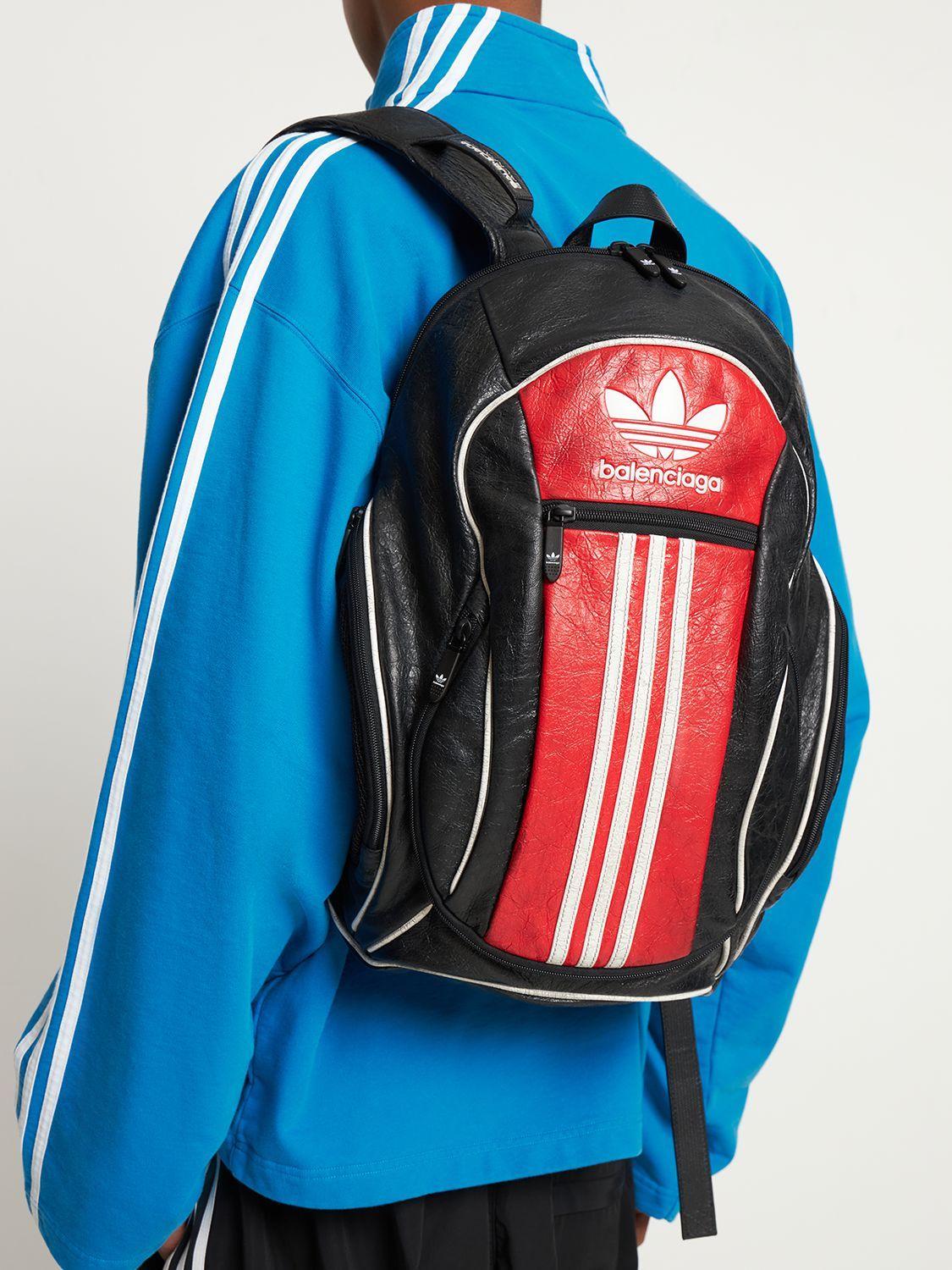Balenciaga Adidas S Backpack in Red for Men | Lyst