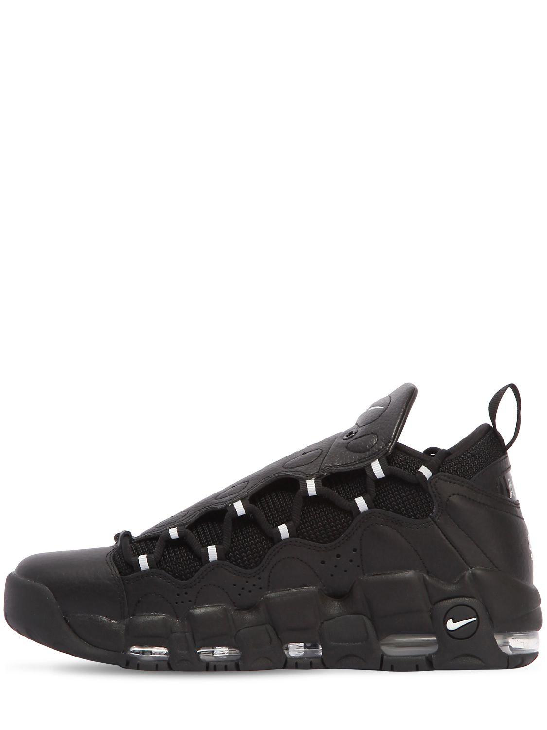 Nike Air Money Leather Sneakers in Black for Men | Lyst