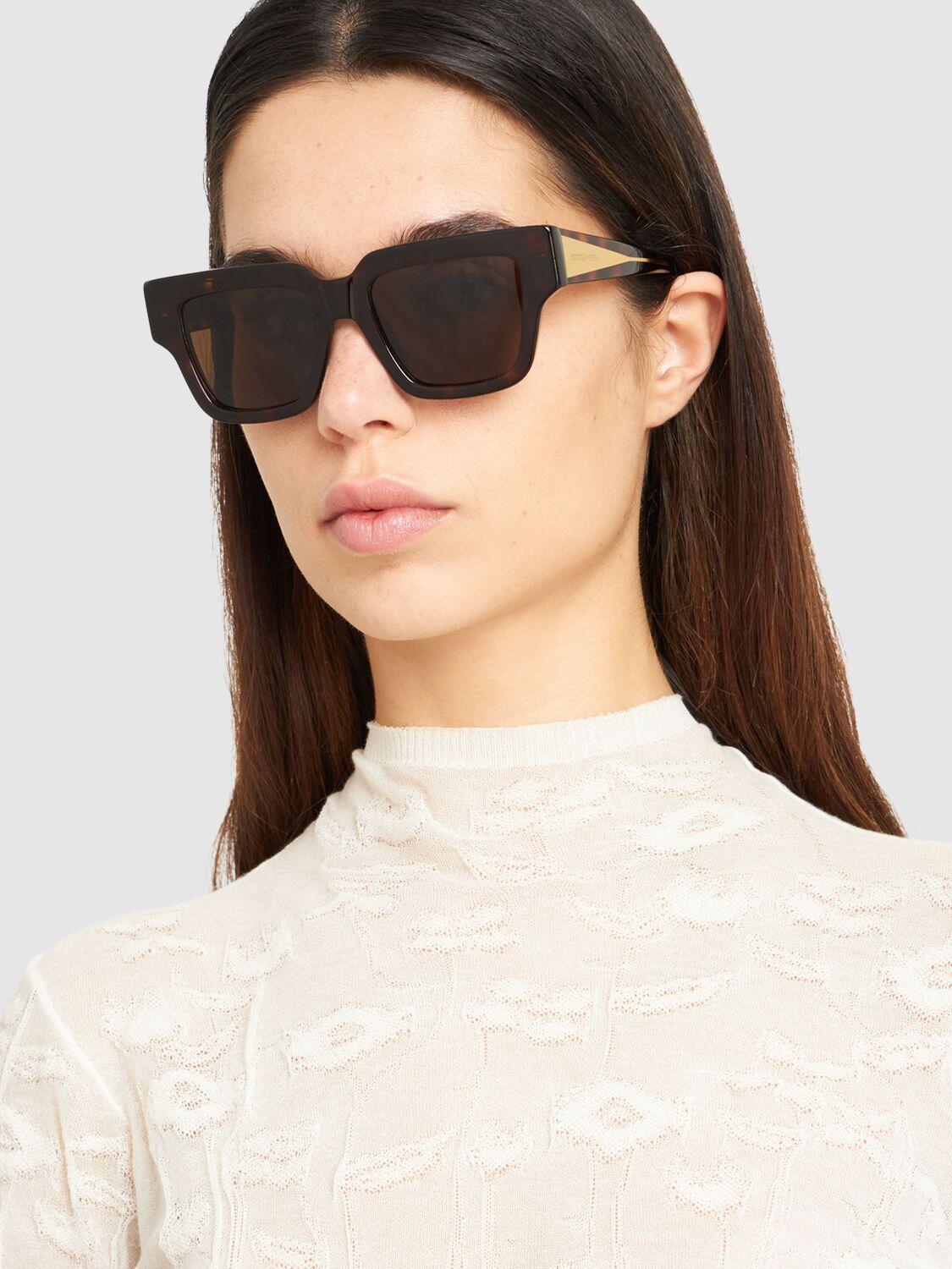 Bottega Veneta レディース ブラウン Bv1276s アセテートサングラス 