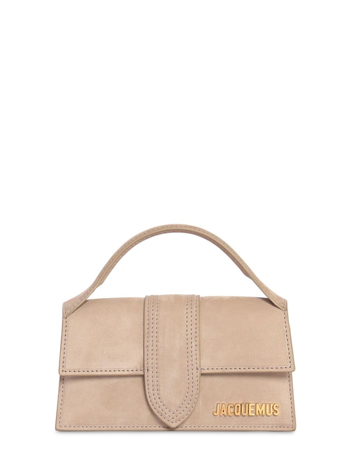 Jacquemus Le Bambino Suede Bag in Natural | Lyst