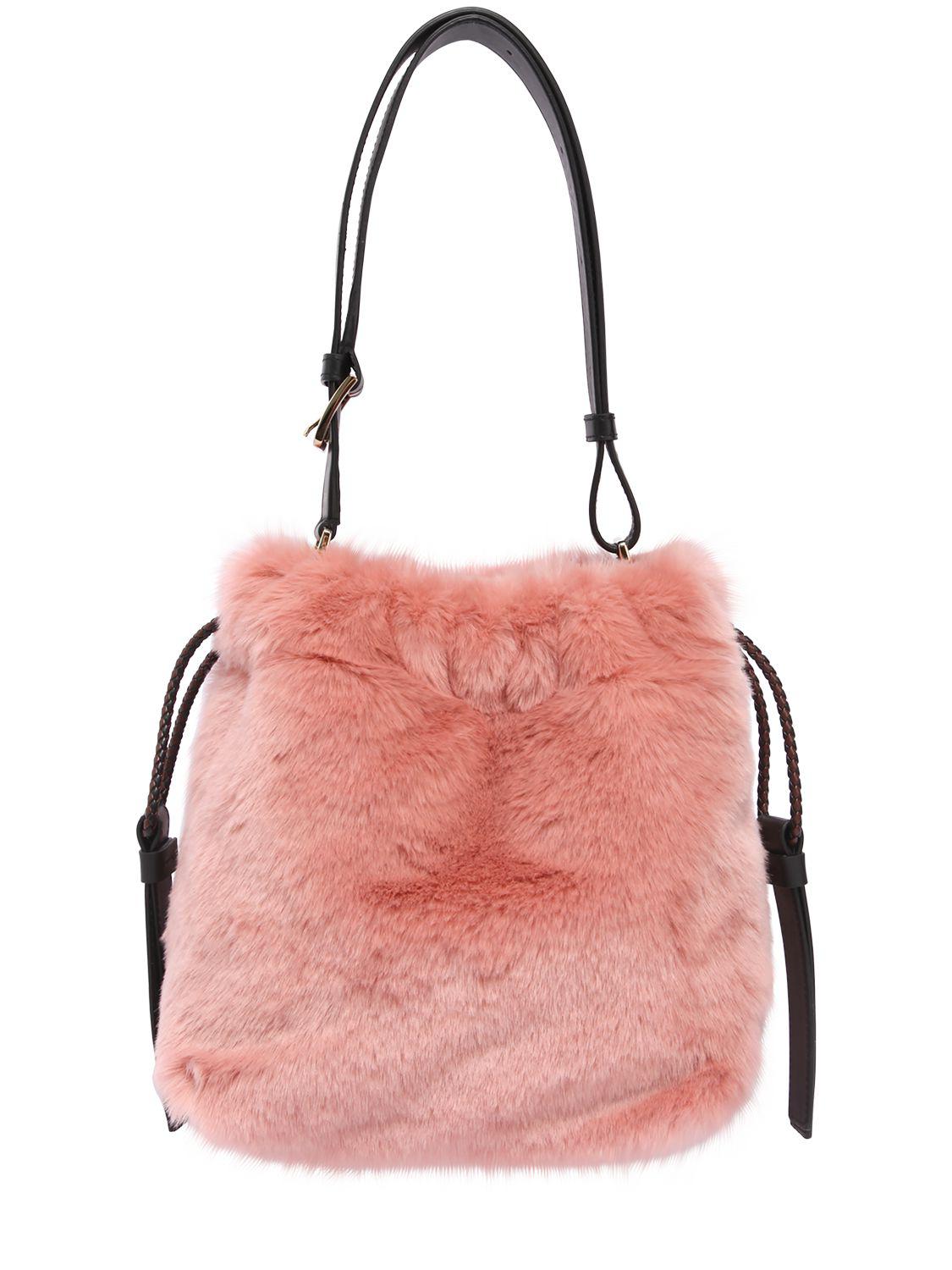 sac furla fourrure