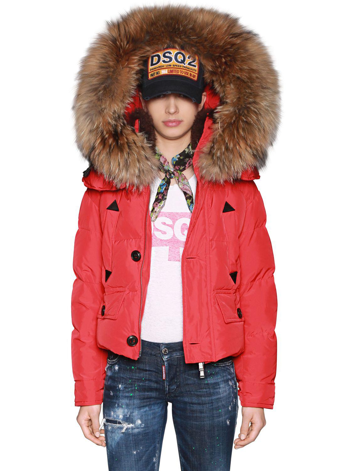 dsquared red jacket