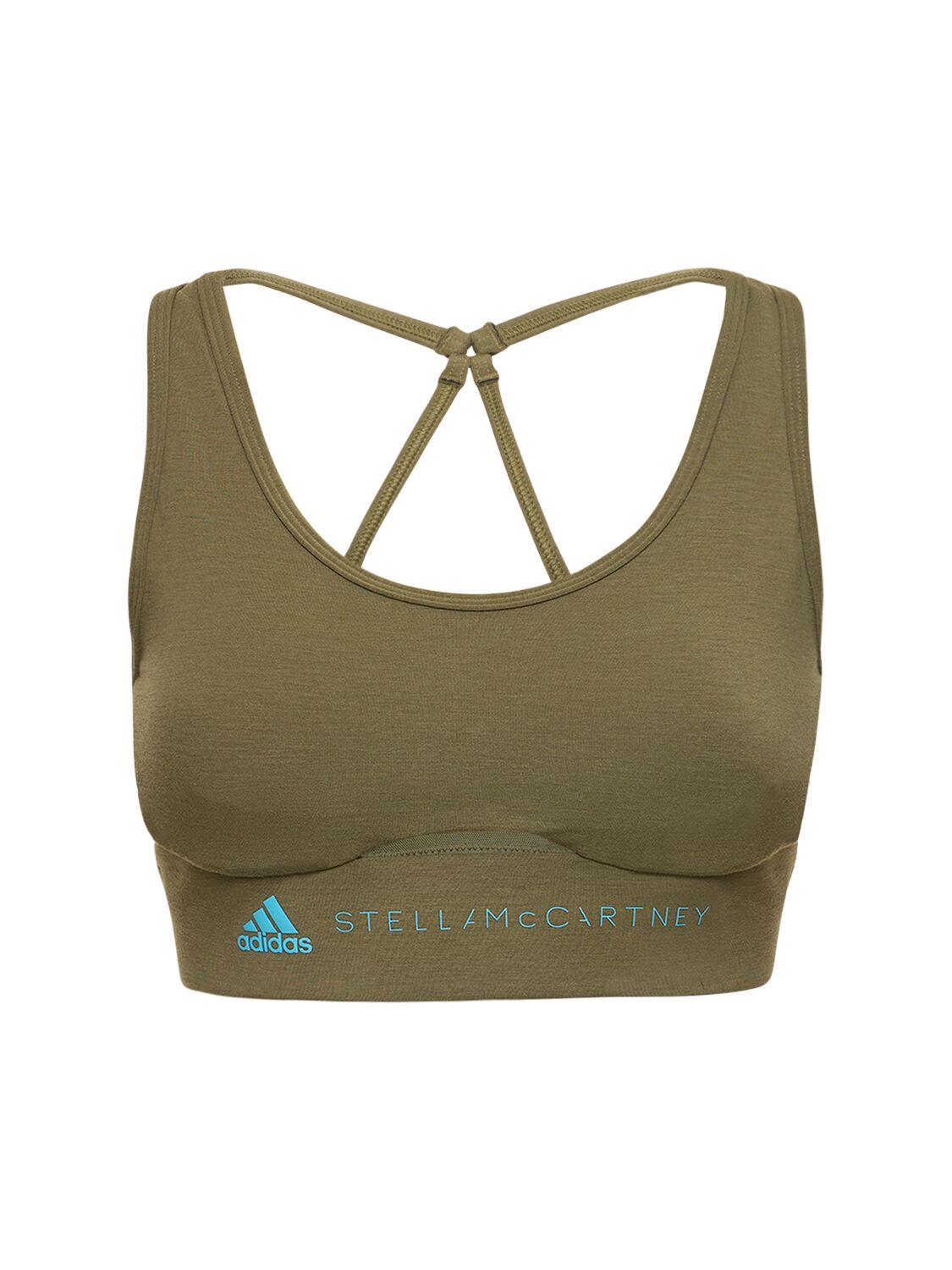 ADIDAS By STELLA Mccartney adidas by Stella McCartney TrueStrength Yoga  Crop Top, Grey Women's Crop Top