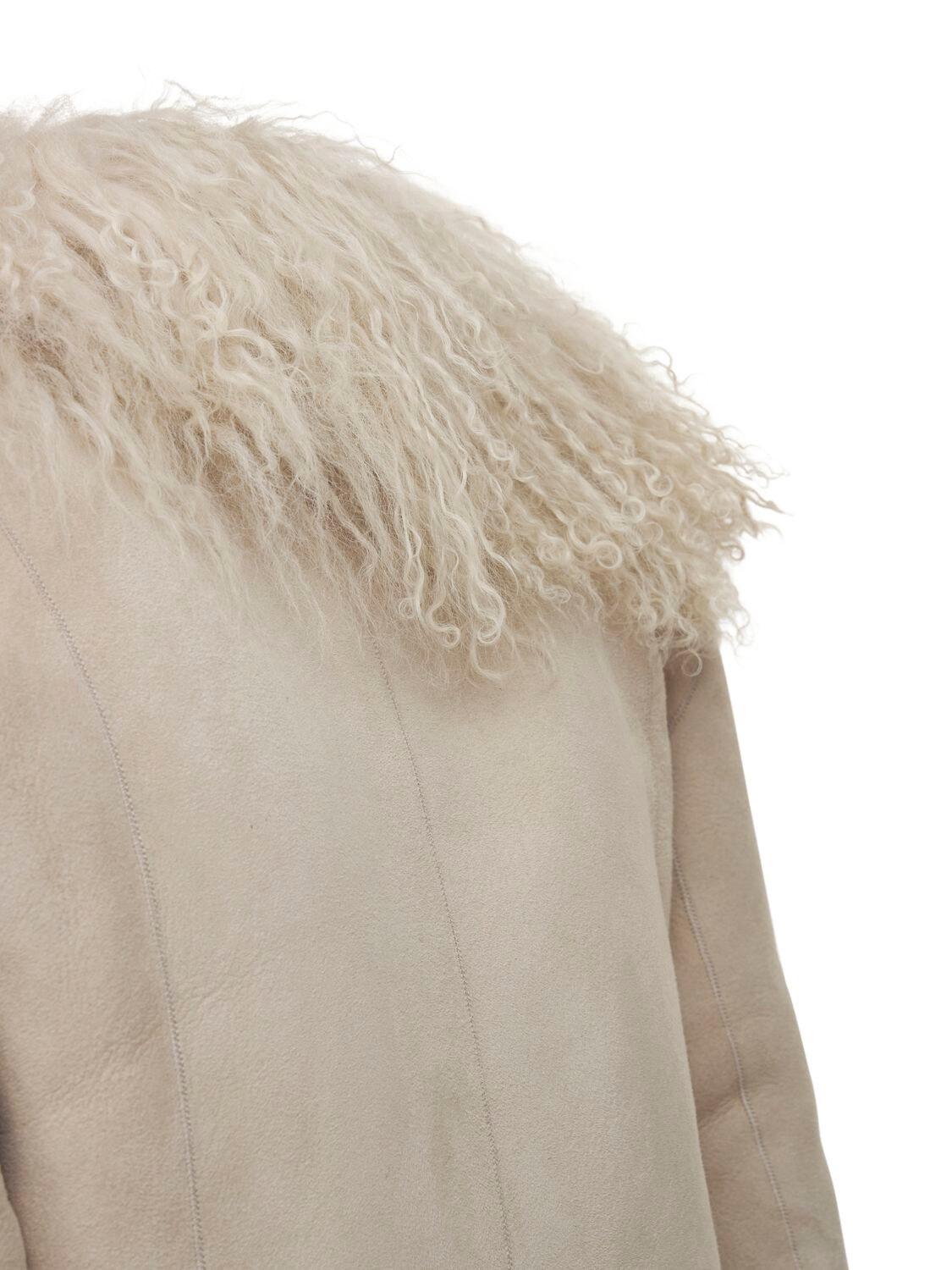 Saks Potts Bon Short Shearling Jacket 