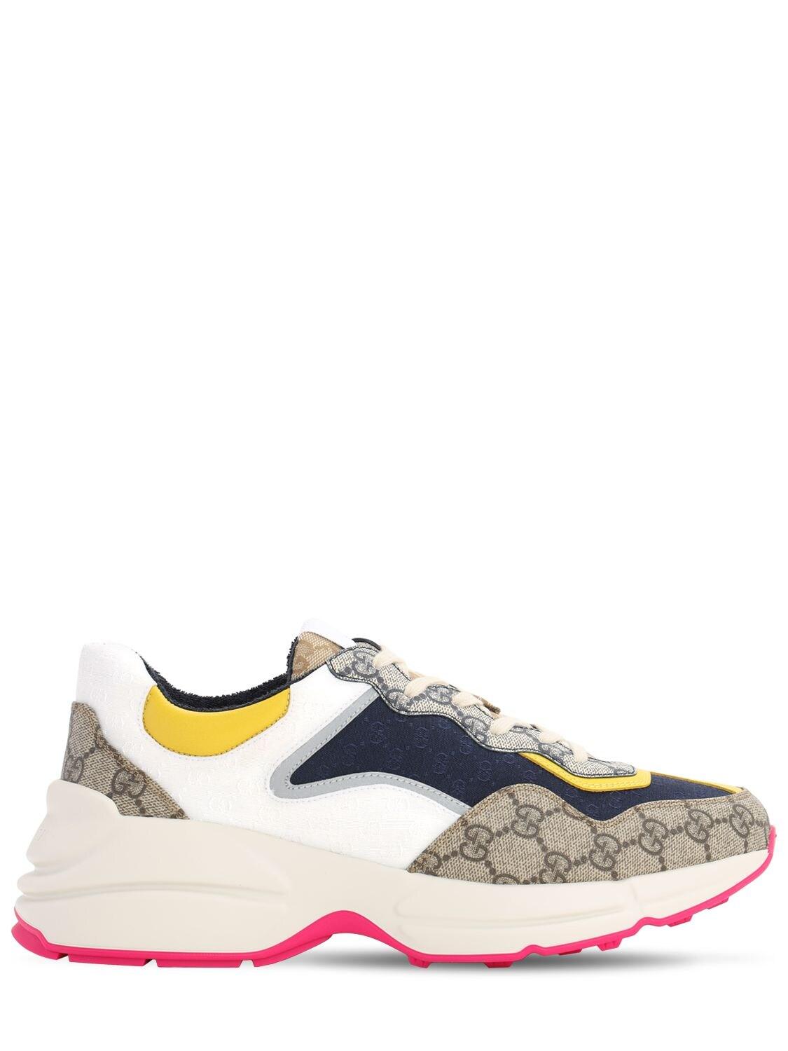 gucci rhyton sneakers mens
