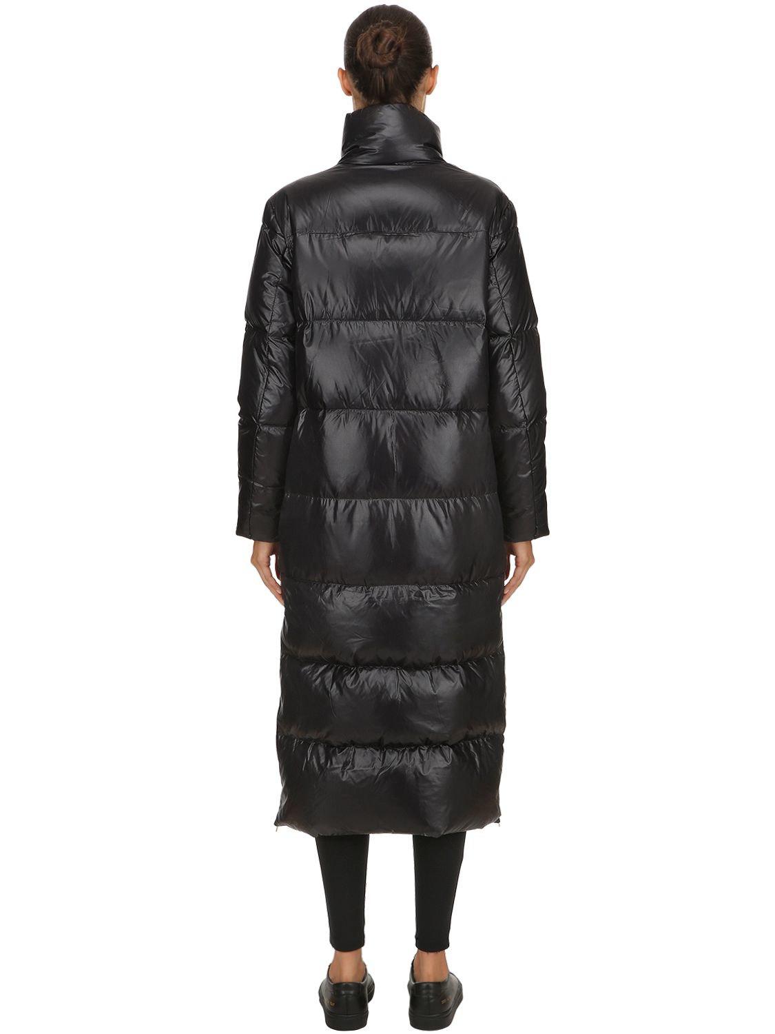 Duvetica Synthetic Brianna Nylon Down Coat in Black - Lyst