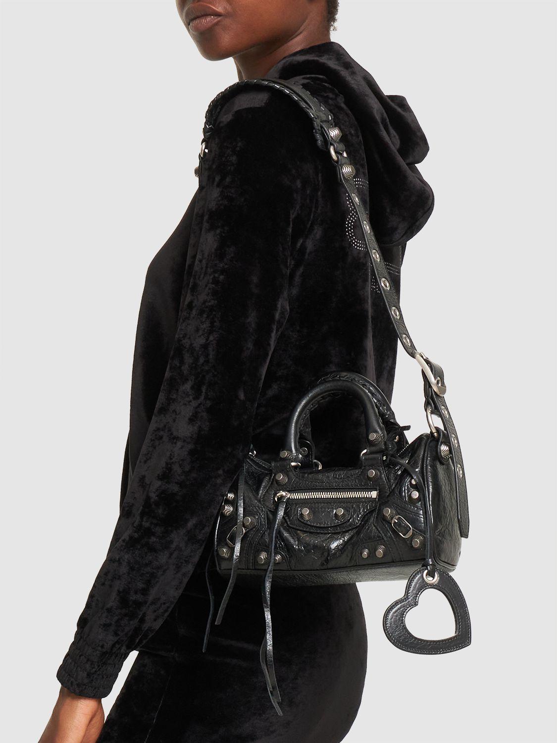 Balenciaga Mini Le Cagole レザーダッフルバッグ ブラック | Lyst
