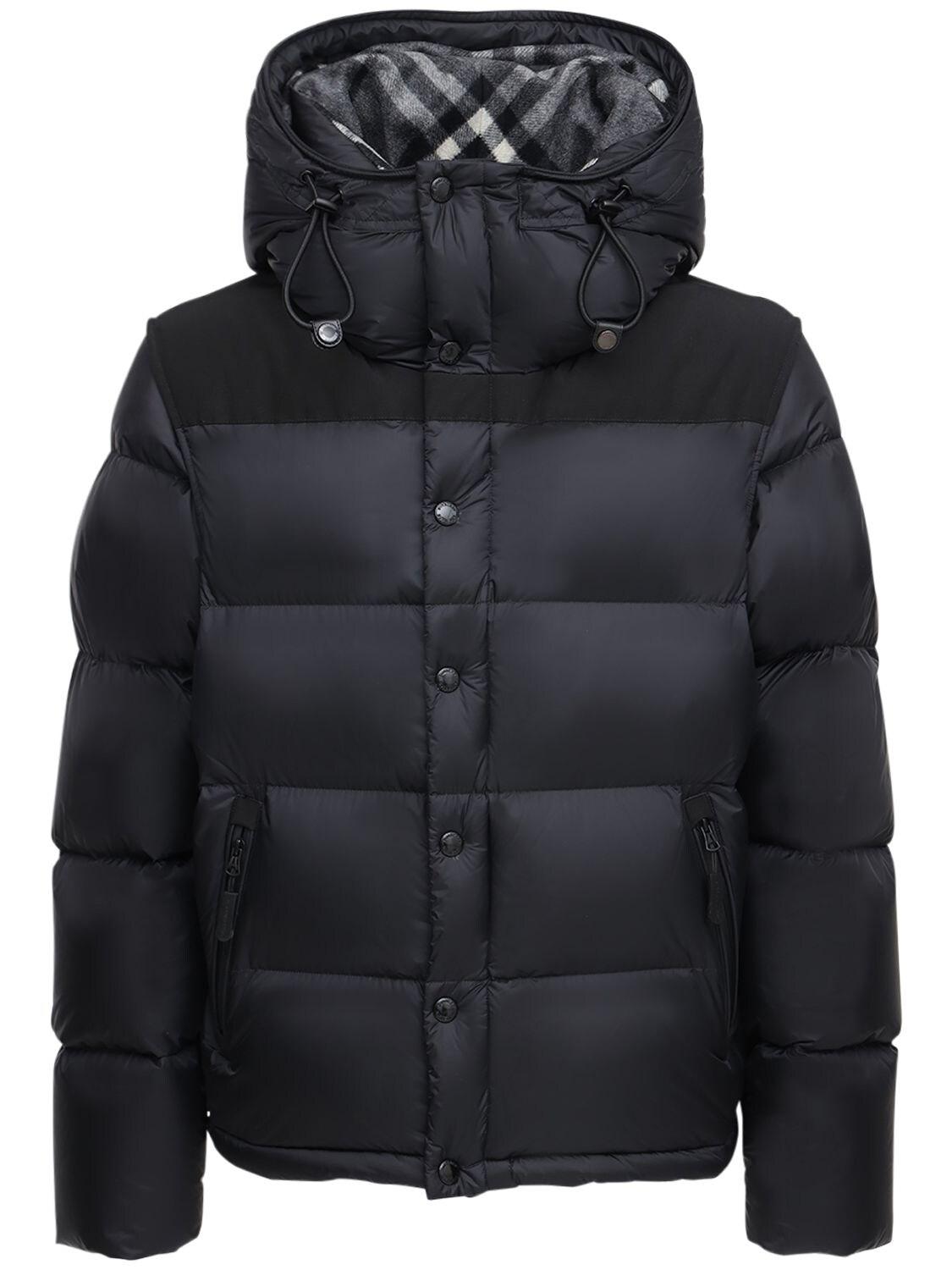 Burberry Men's Lockwell Quilted Puffer Jacket W/ Signature Check Trim in  Black for Men | Lyst