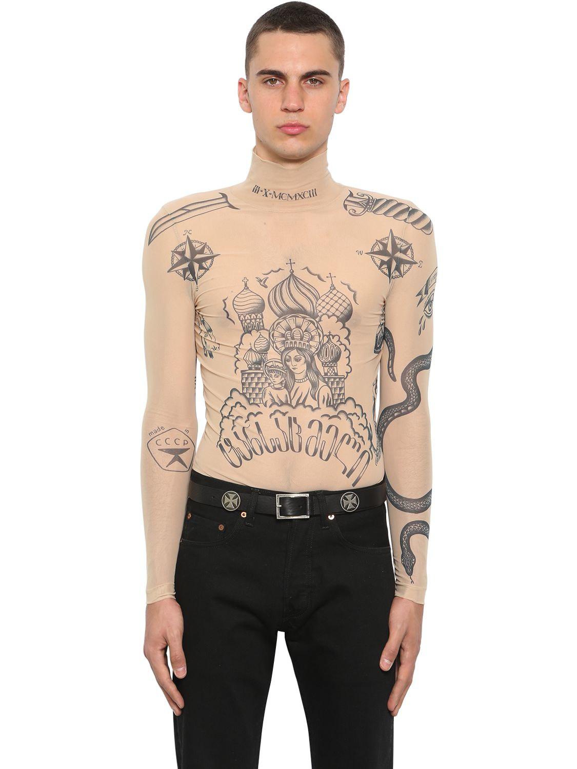 Tattoo print clothing