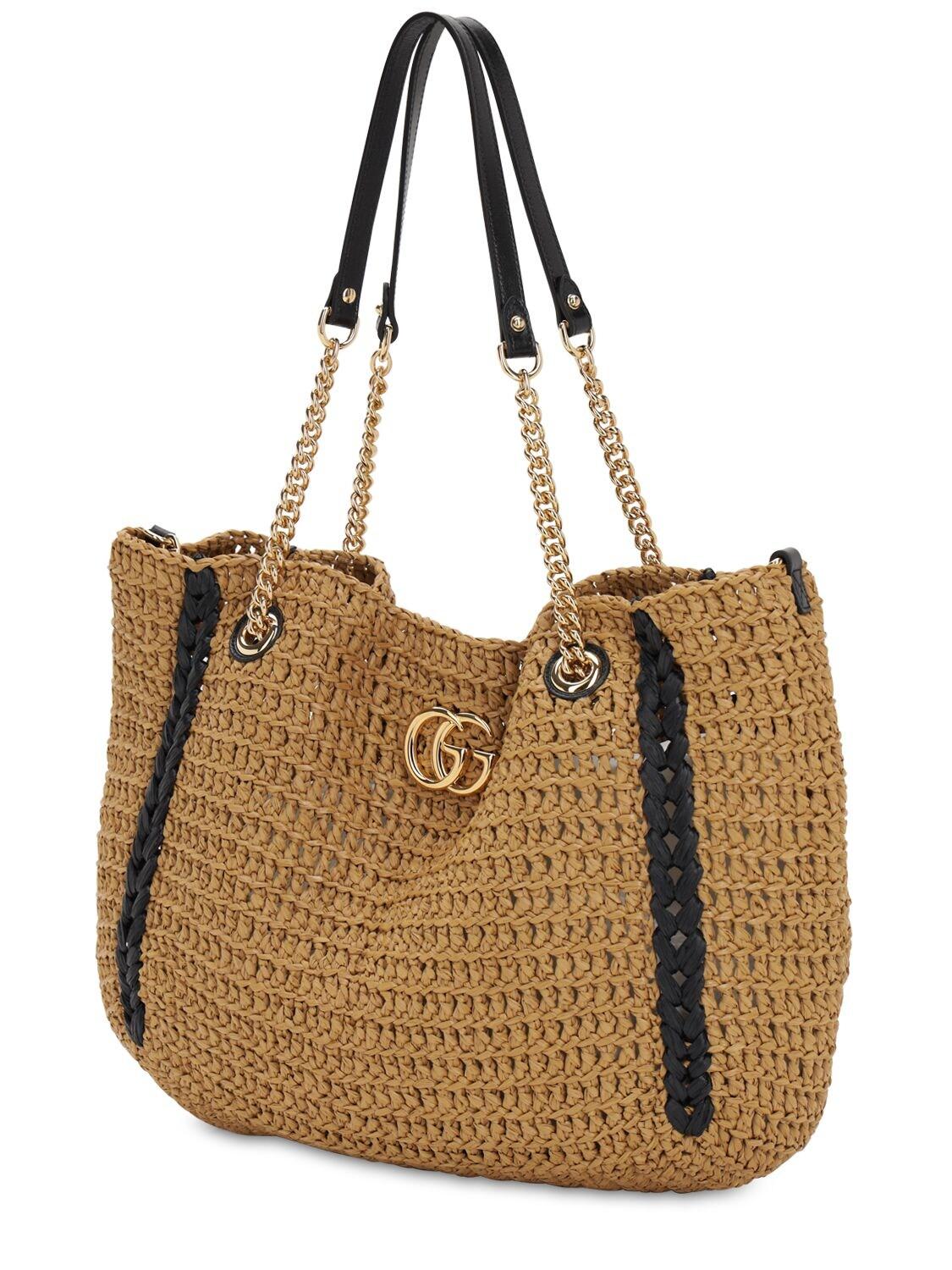 Gucci Large Gg Marmont Crochet Bag