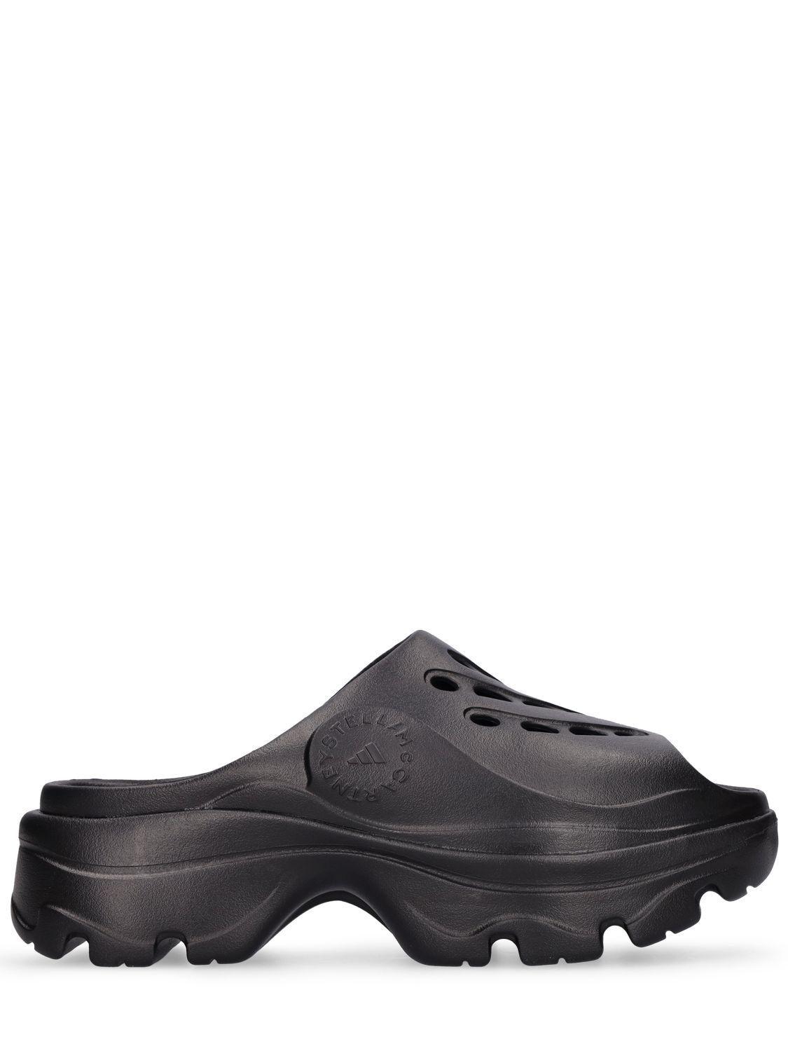 adidas By Stella McCartney Asmc Platform Slide Sandals in Gray | Lyst