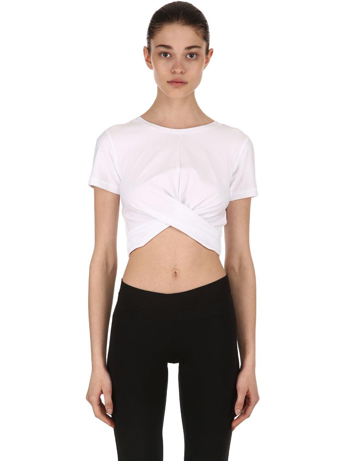 under armour women's vanish lux crop t shirt