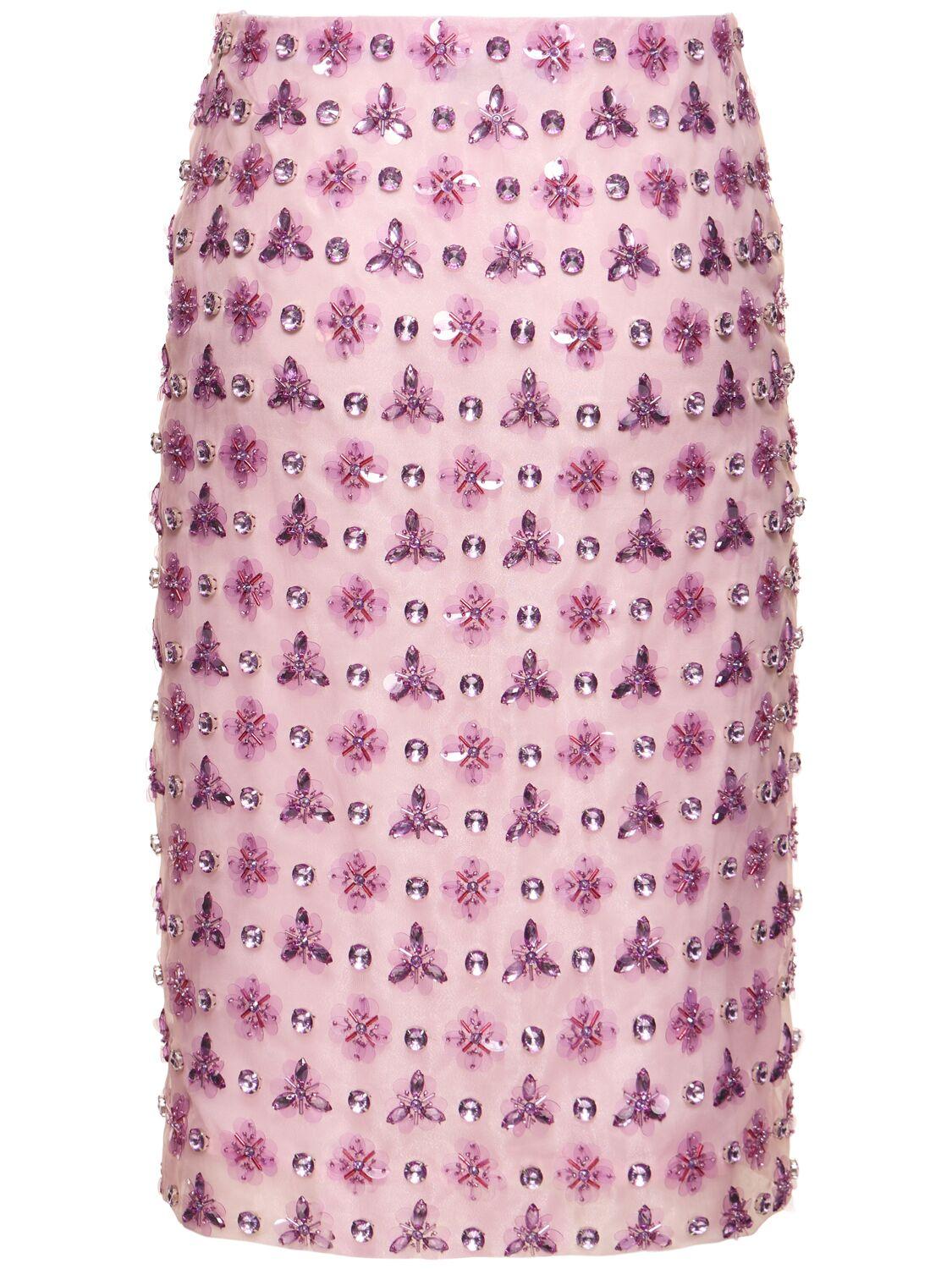 【関税込み】DES PHEMMES SKIRT WITH CHERRY EMBROIDERY des phemmes | Skirts | Nwt Desphemmes Exclusive Embroidered