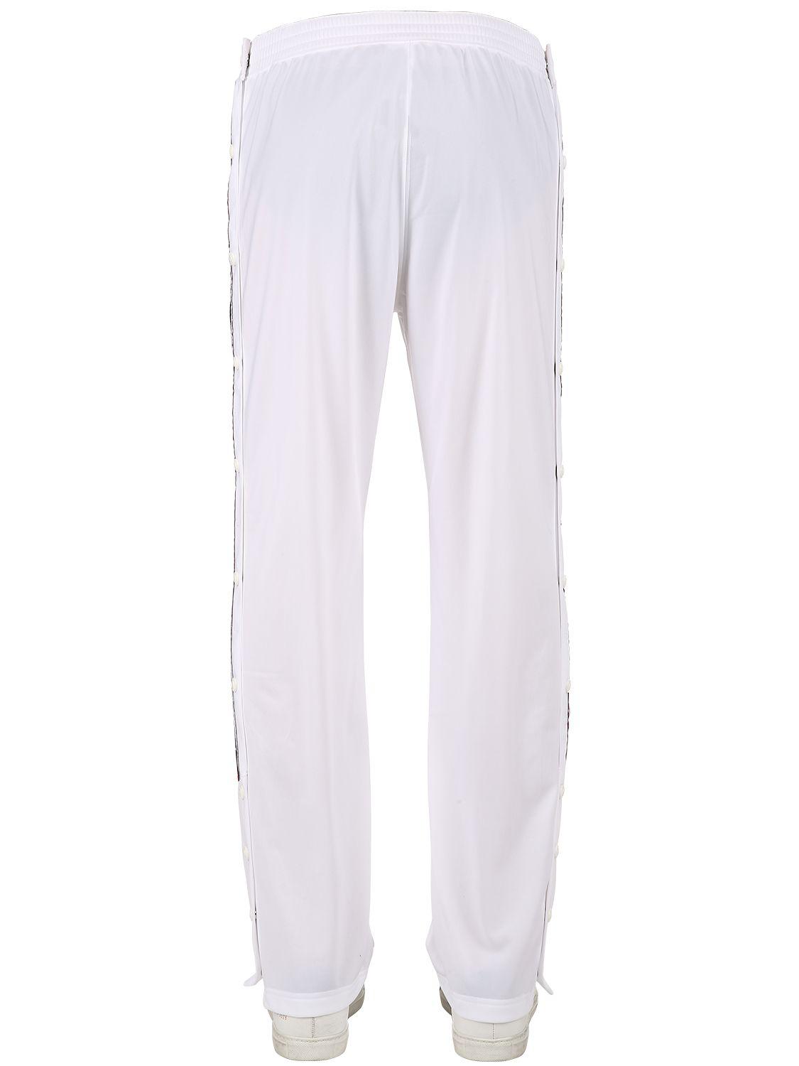 Champion Synthetic Nylon Tear Away Track Pants in White for Men - Lyst