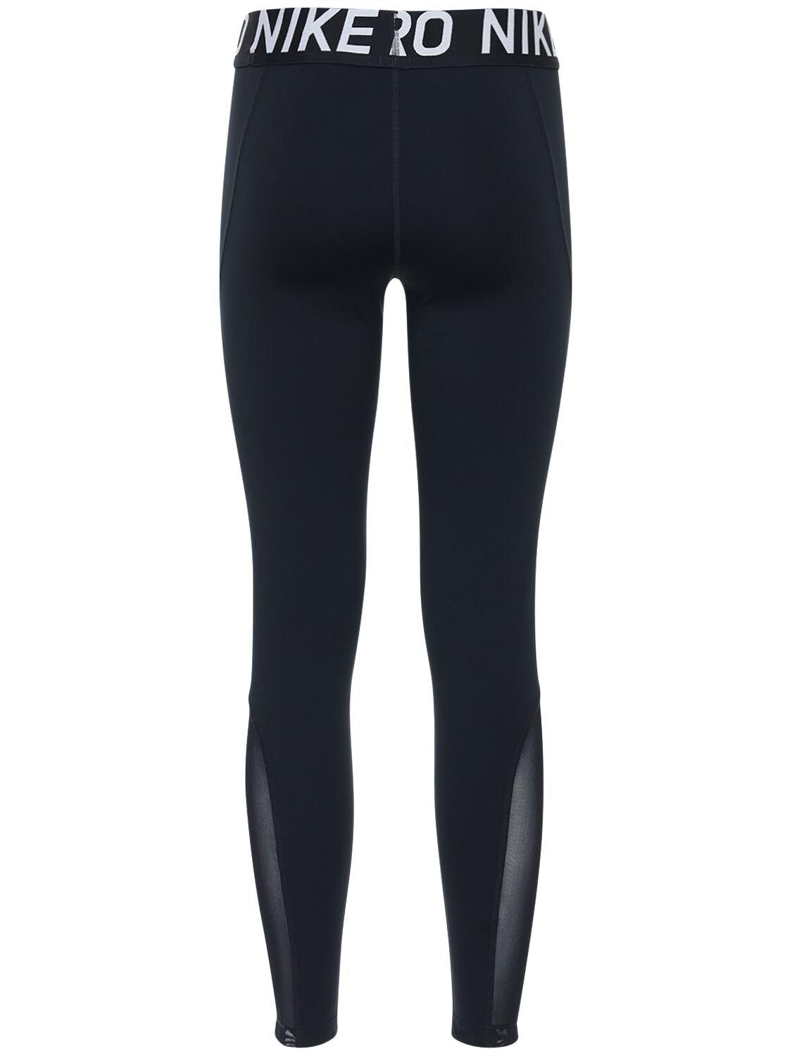 nike pro training leggings in black