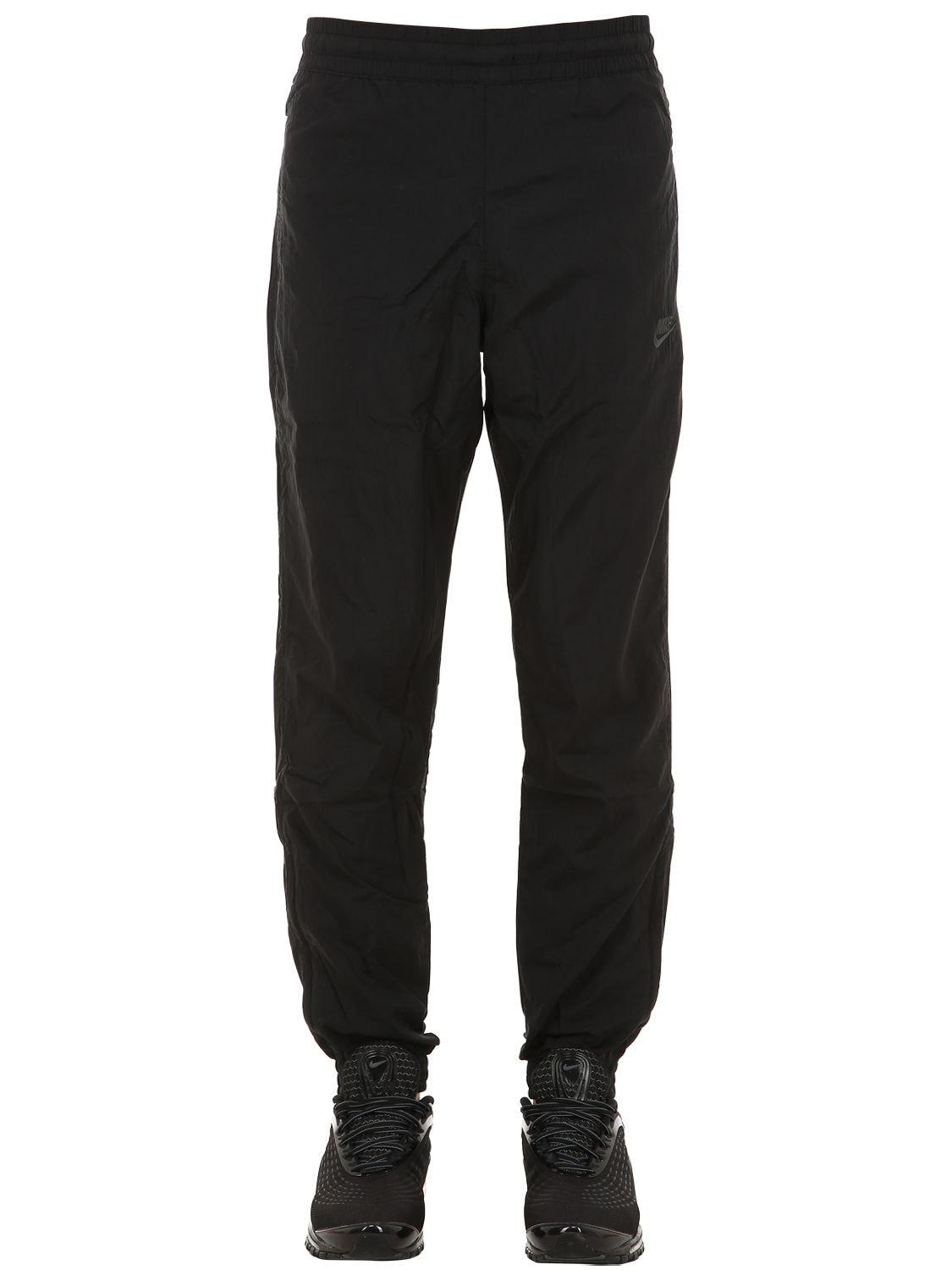 Nike Nsw Vw Swoosh Woven Track Pants in Black for Men - Lyst
