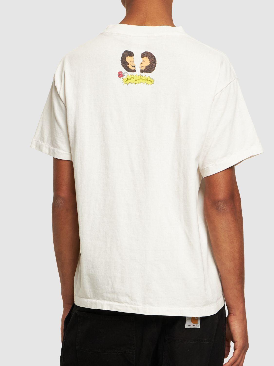 Saint Michael X A Bathing Ape T-shirt in White for Men | Lyst Saint Michael X A Bathing Ape T-shirt in White for Men | Lyst