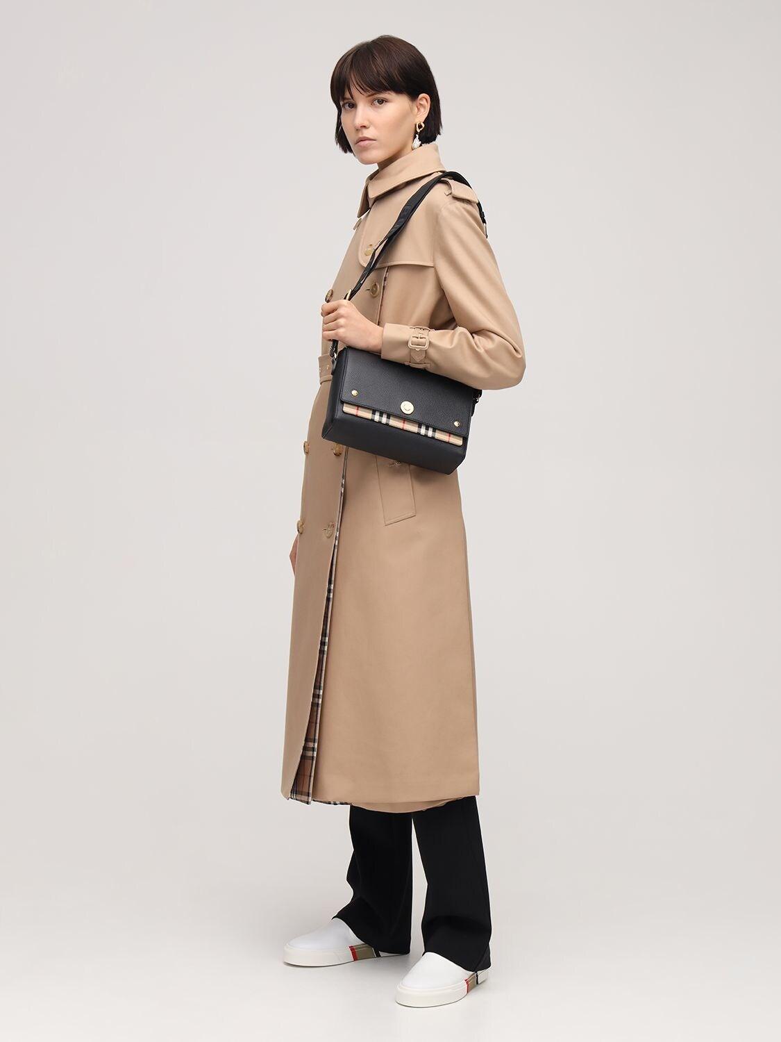 burberry check note crossbody